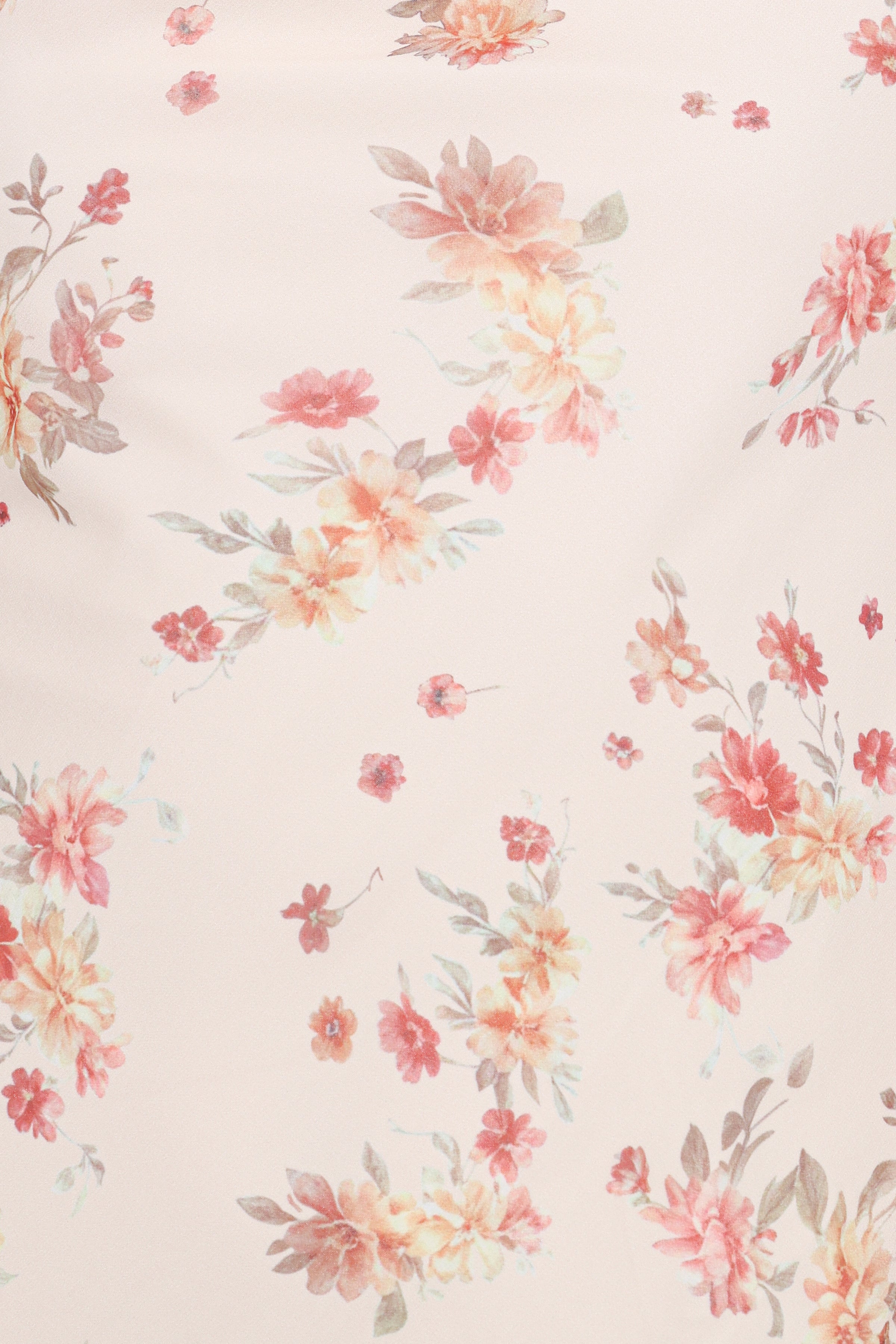 DRESSES Everlyn Long Sleeve Mini Dress - Cream Floral