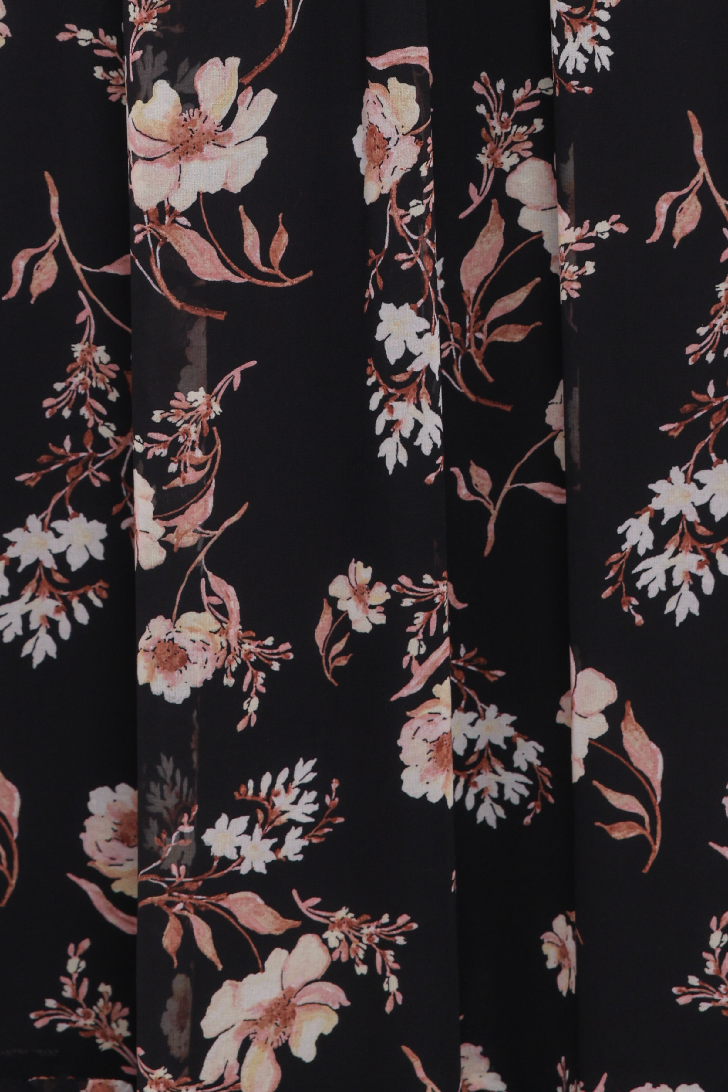 DRESSES Evian Long Sleeve Maxi Dress - Black Floral