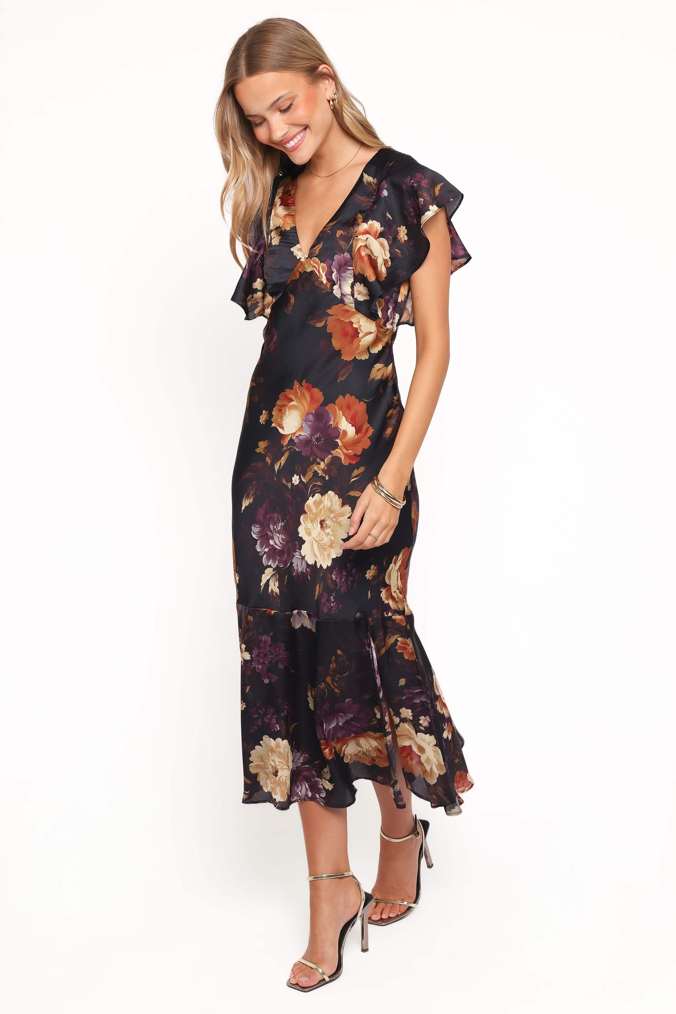DRESSES Evonne Midi Dress - Nightfall Floral