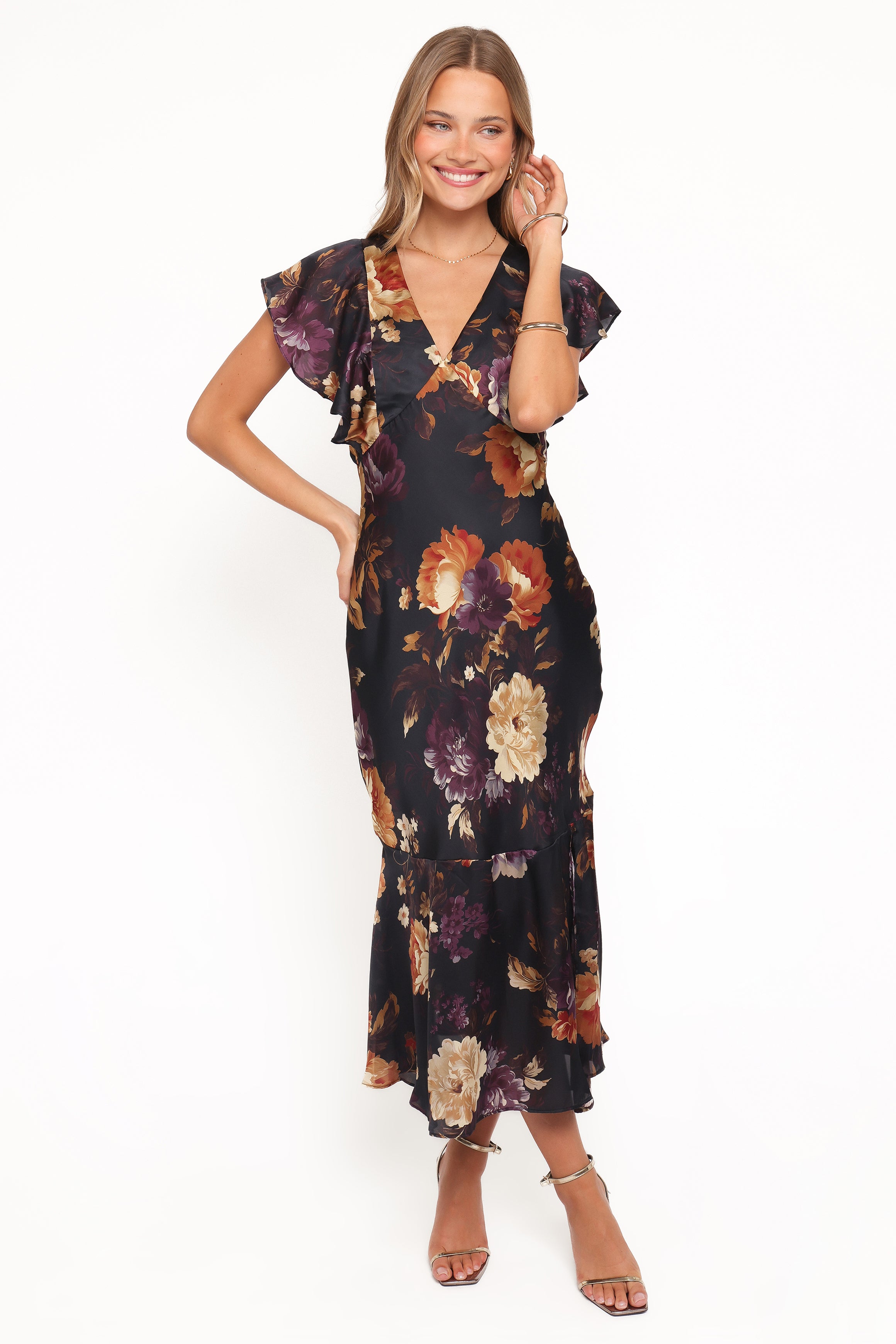DRESSES Evonne Midi Dress - Nightfall Floral
