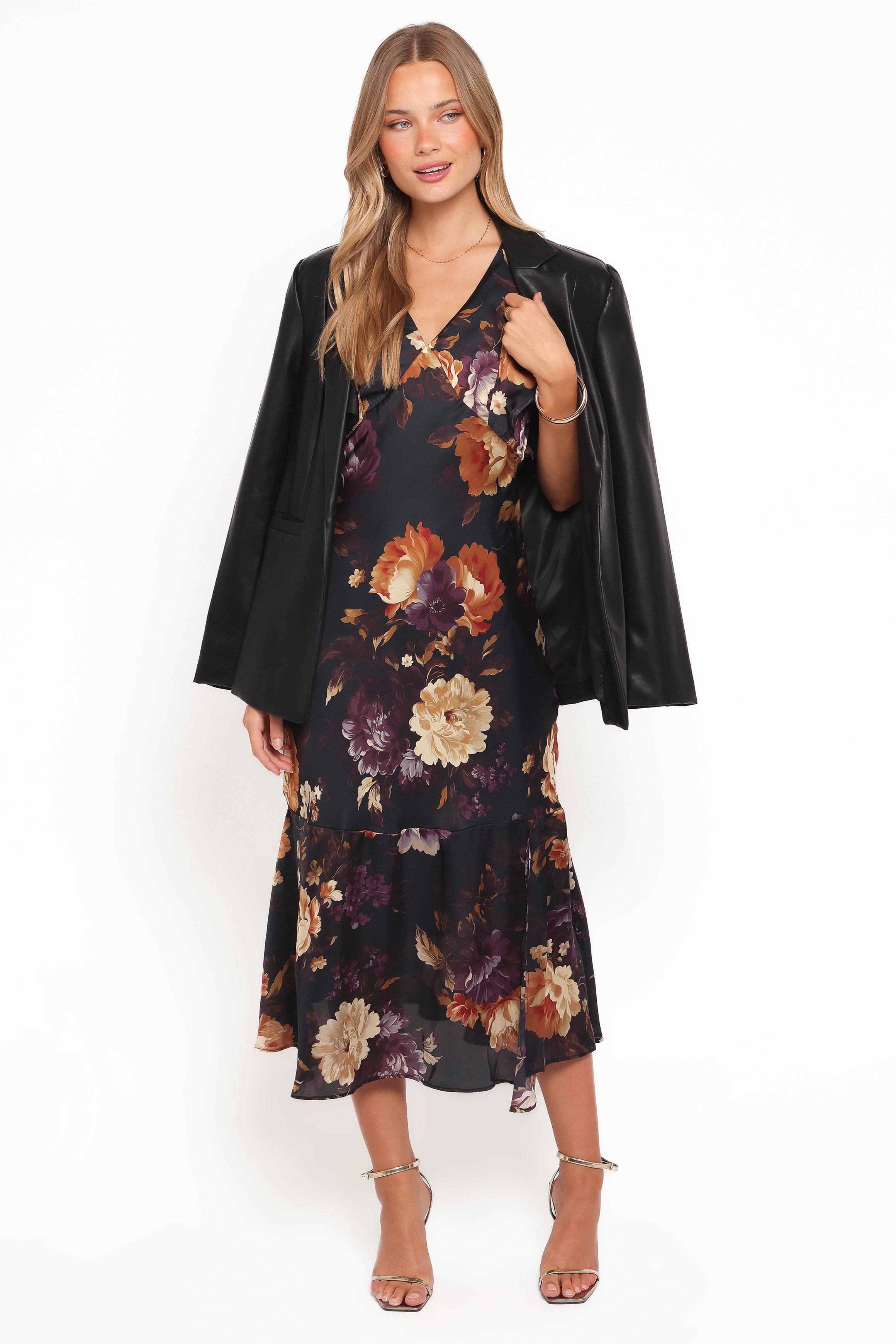 DRESSES Evonne Midi Dress - Nightfall Floral
