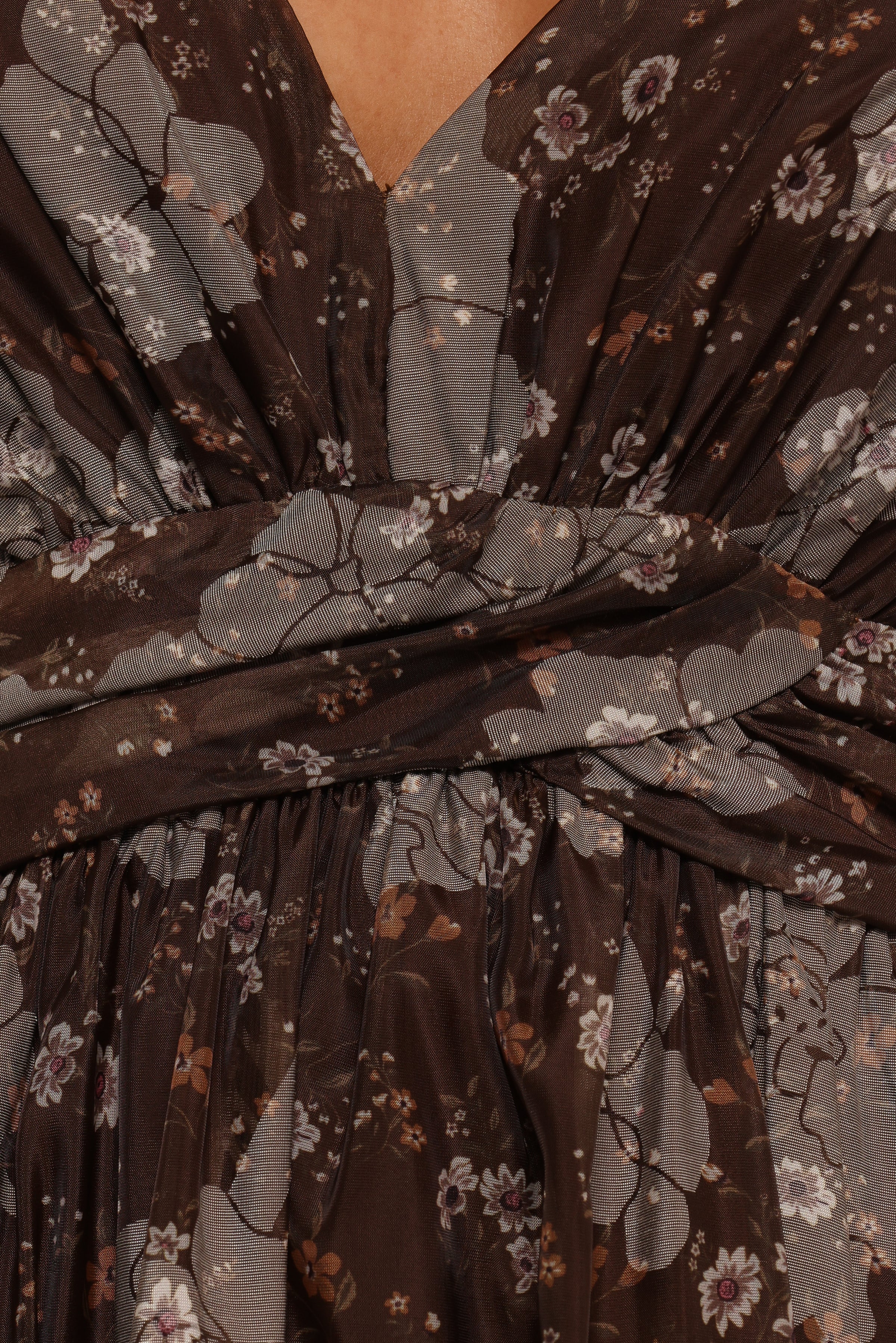 DRESSES Farryn Maxi Dress - Brown/Grey