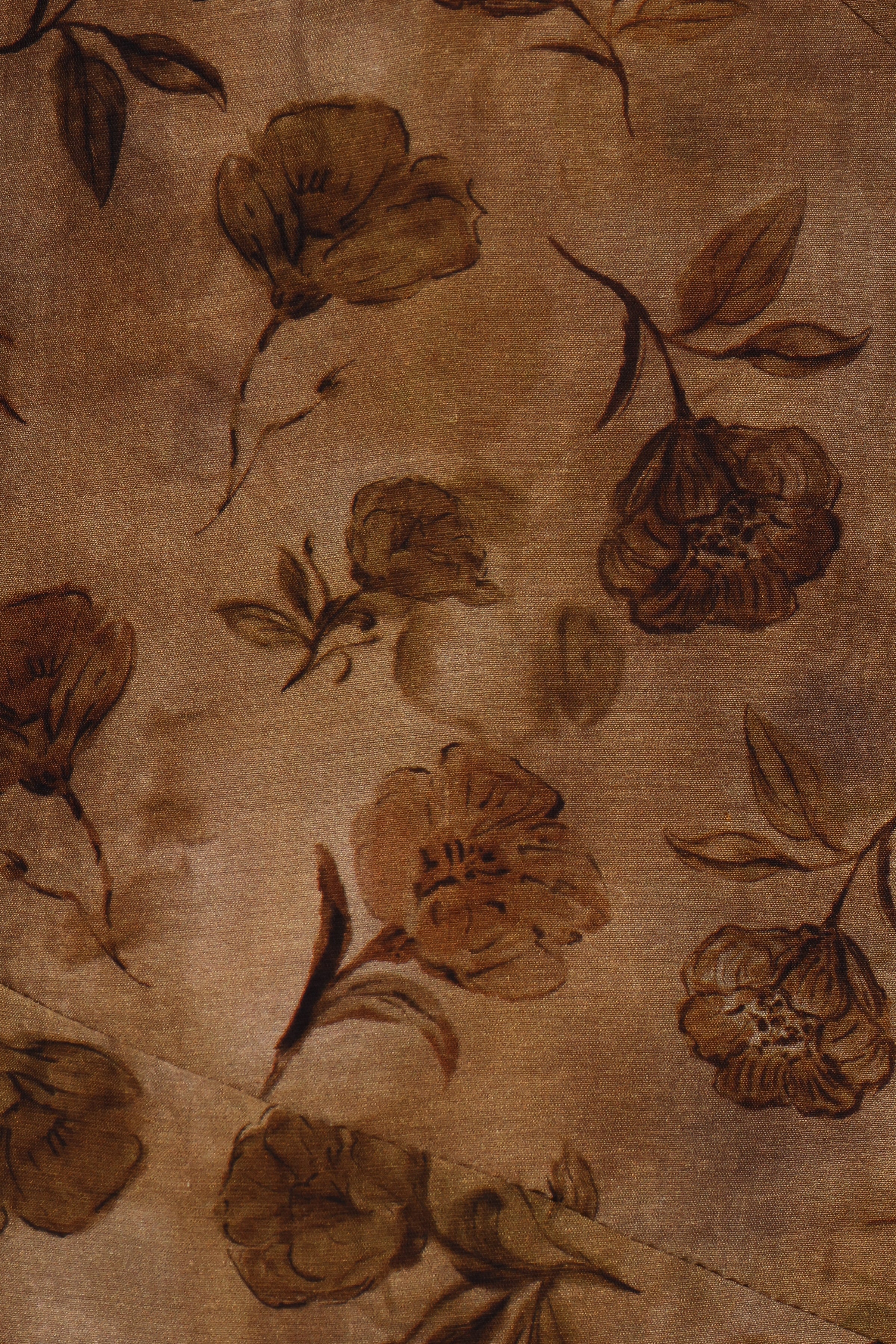 DRESSES Fia Midi Dress - Tan Floral