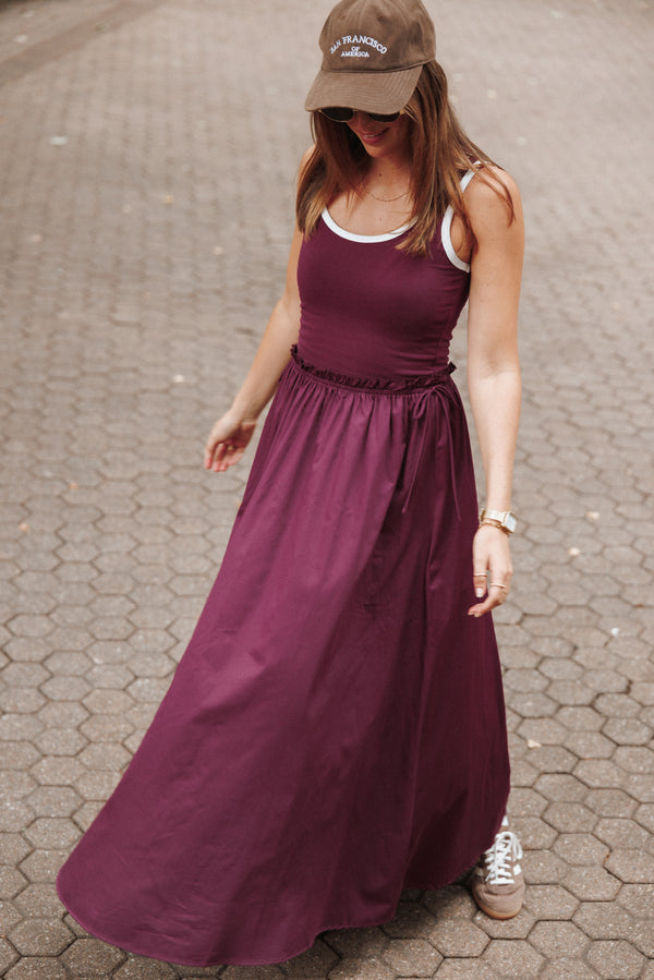 DRESSES Finesse Maxi Dress - Burgundy