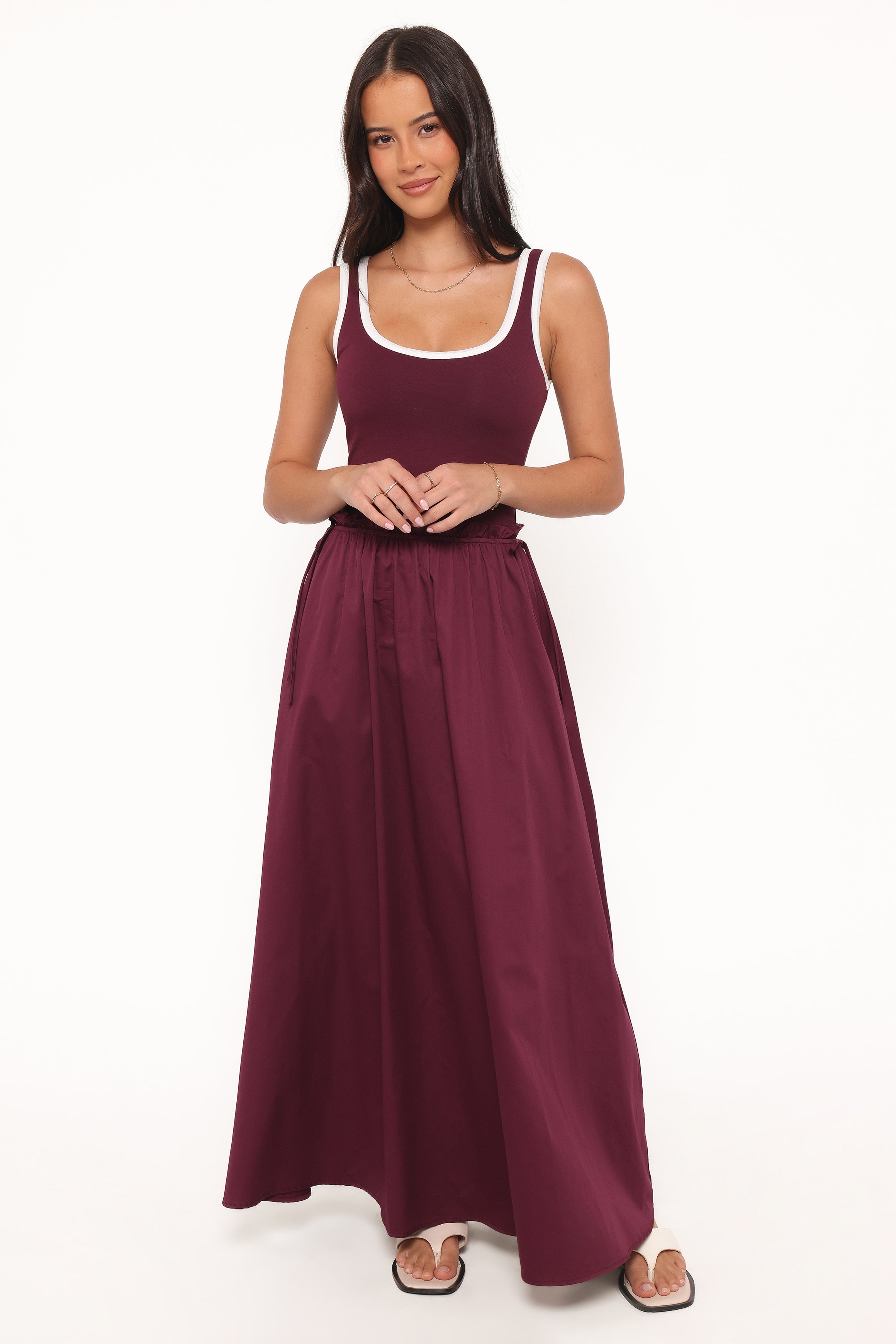DRESSES Finesse Maxi Dress - Burgundy