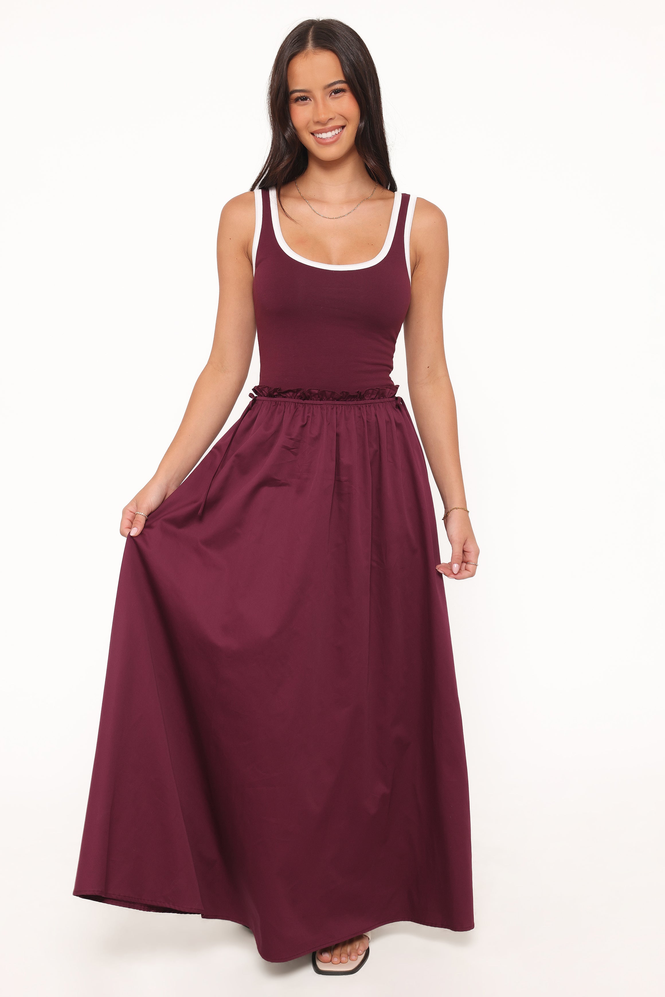 DRESSES Finesse Maxi Dress - Burgundy