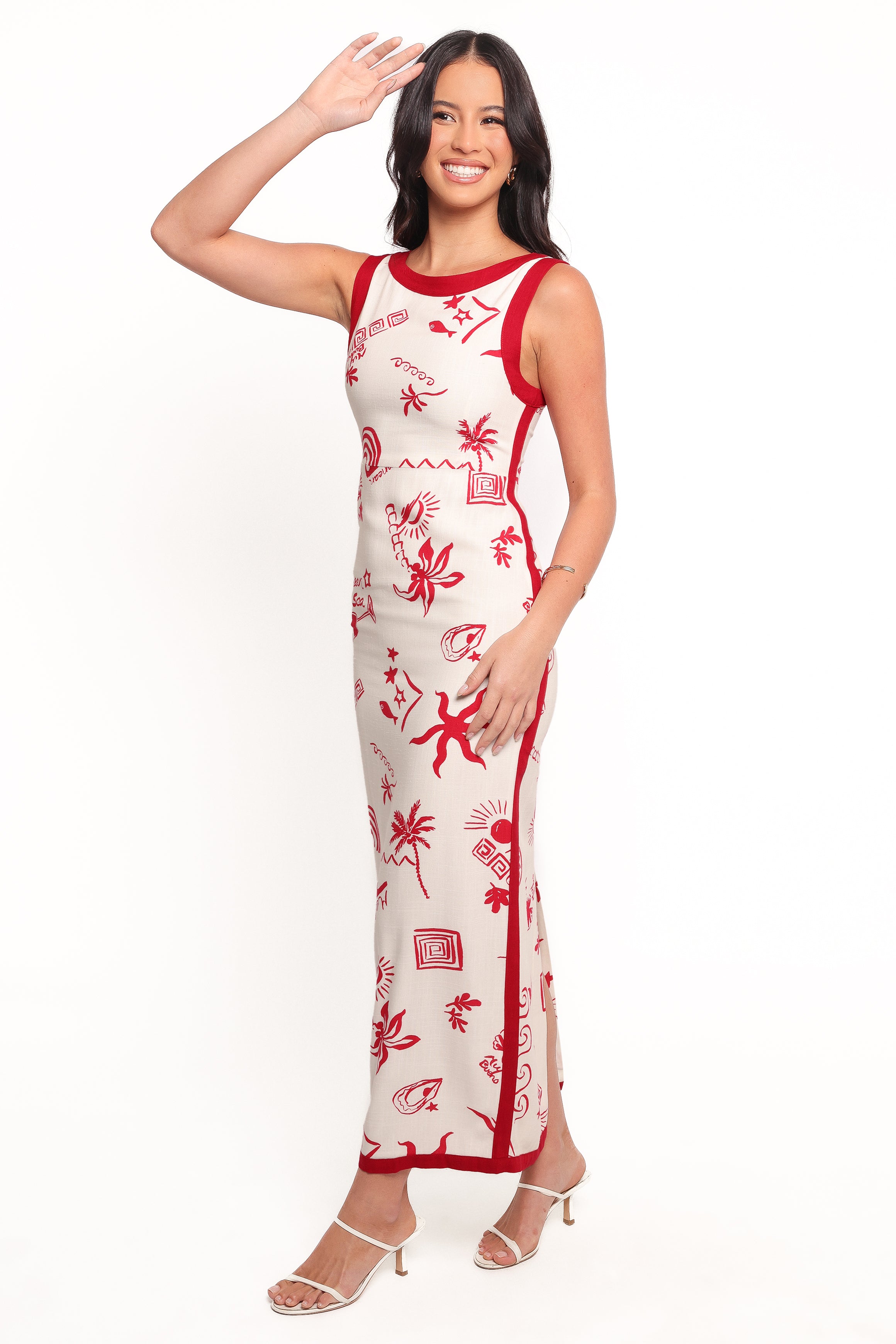 DRESSES Fiori Maxi Dress - Red