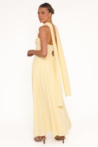 DRESSES Flaxton Midi Dress - Butter Yellow