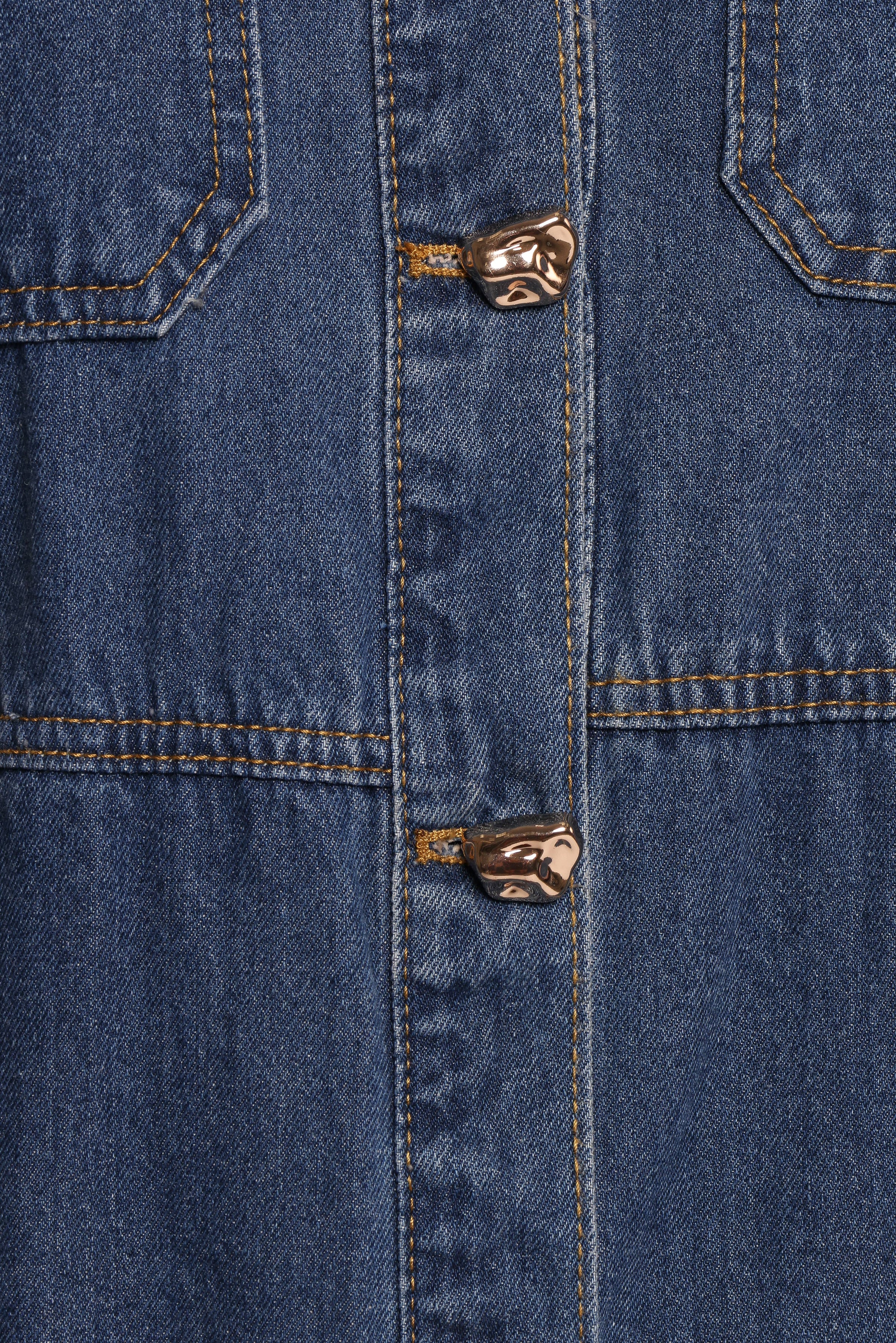 DRESSES Fleming Shirt Mini Dress - Denim