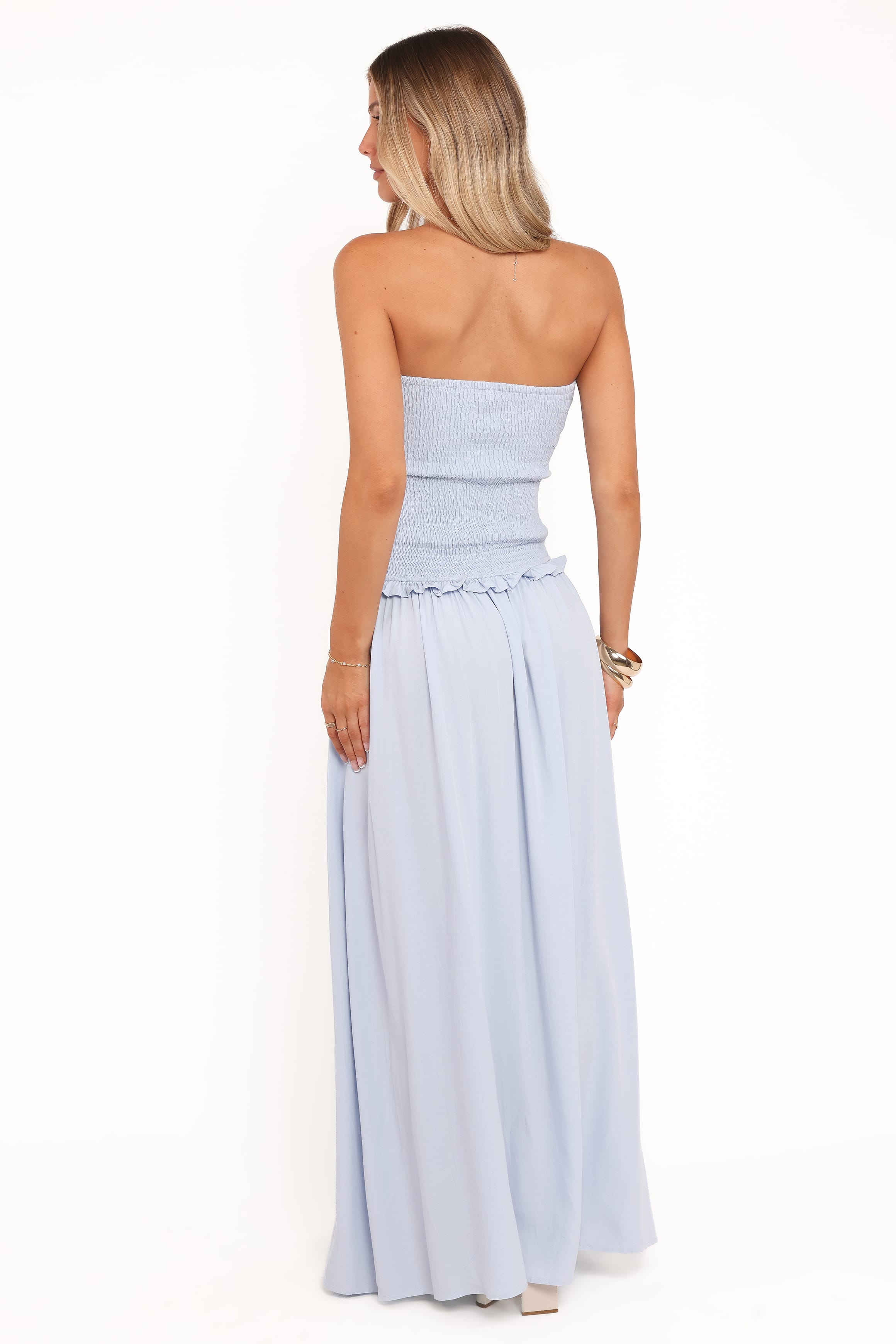 DRESSES Fleur Strapless Maxi Dress - Pale Blue