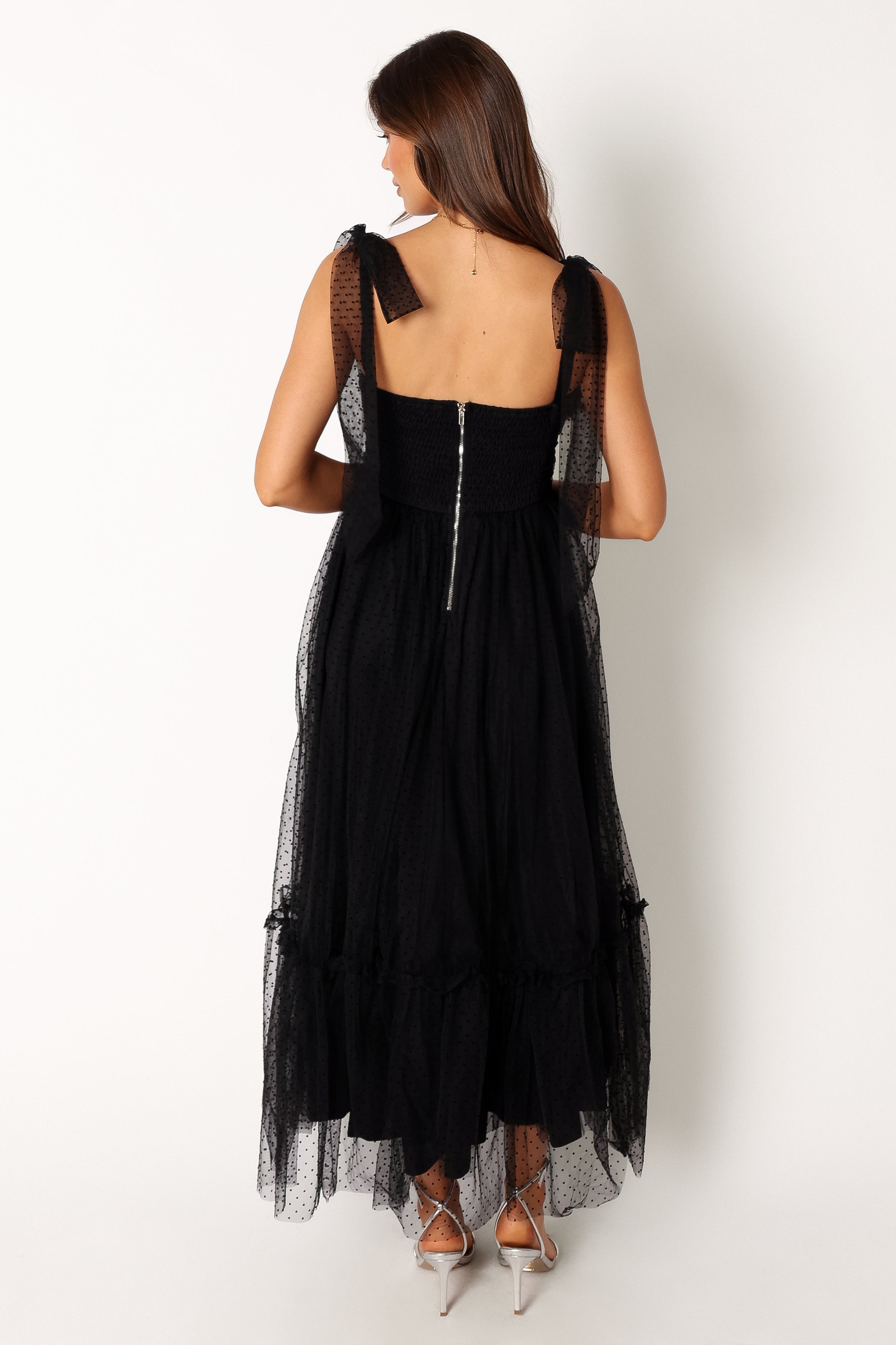 DRESSES @Floret Midi Dress - Black