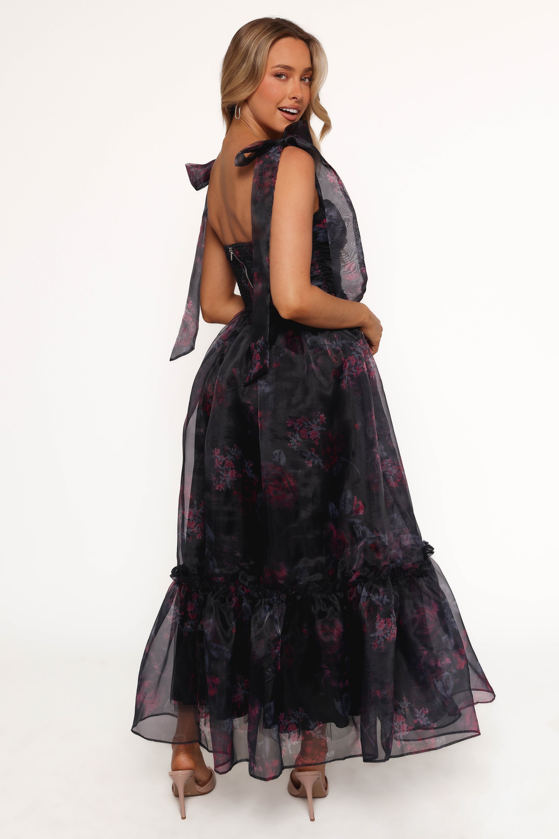 DRESSES Floret Midi Dress - Dark Floral