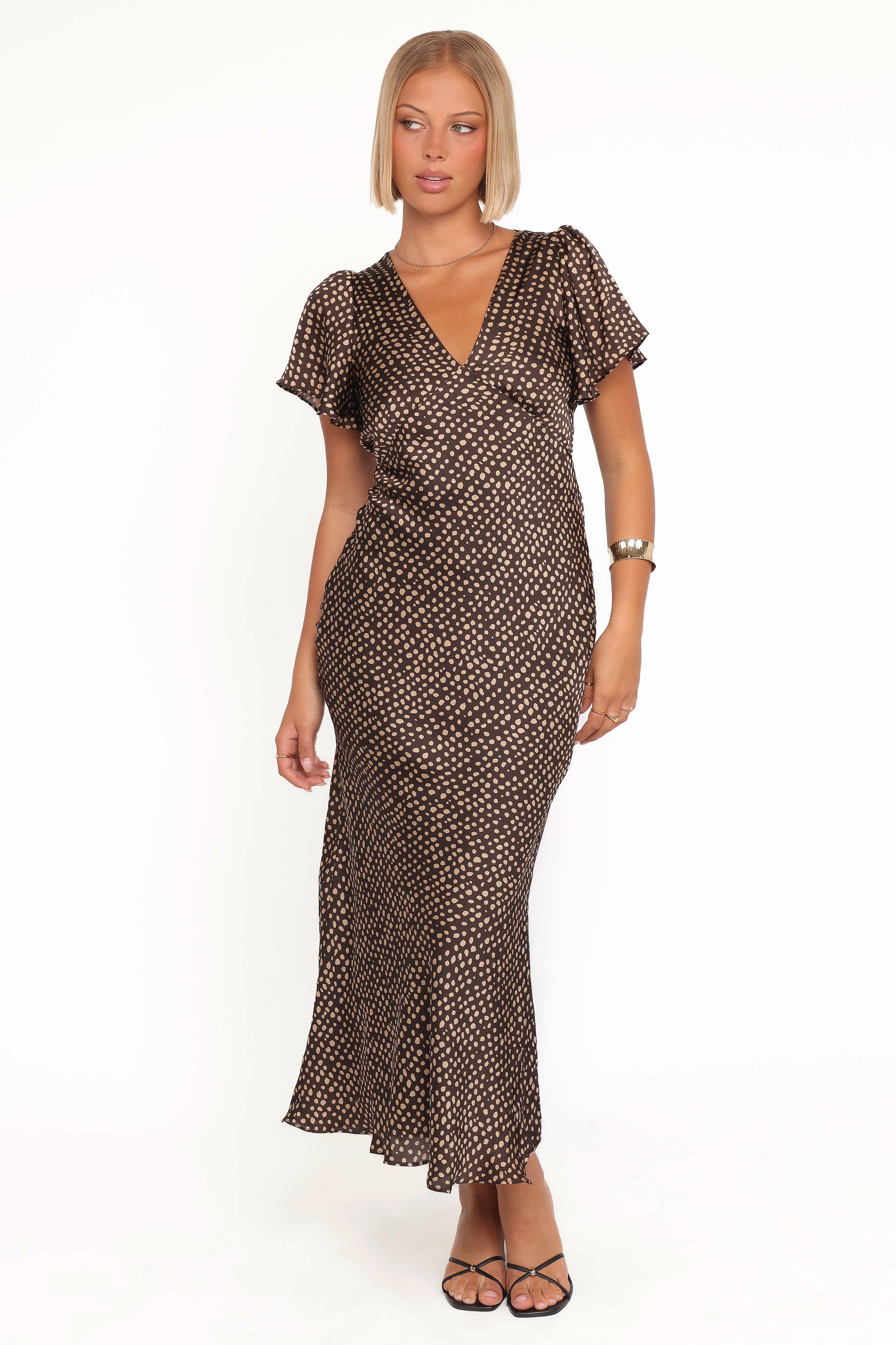 DRESSES Flossy Maxi Dress - Umber/Taupe