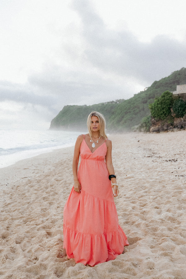 DRESSES Forbes Maxi Dress - Coral