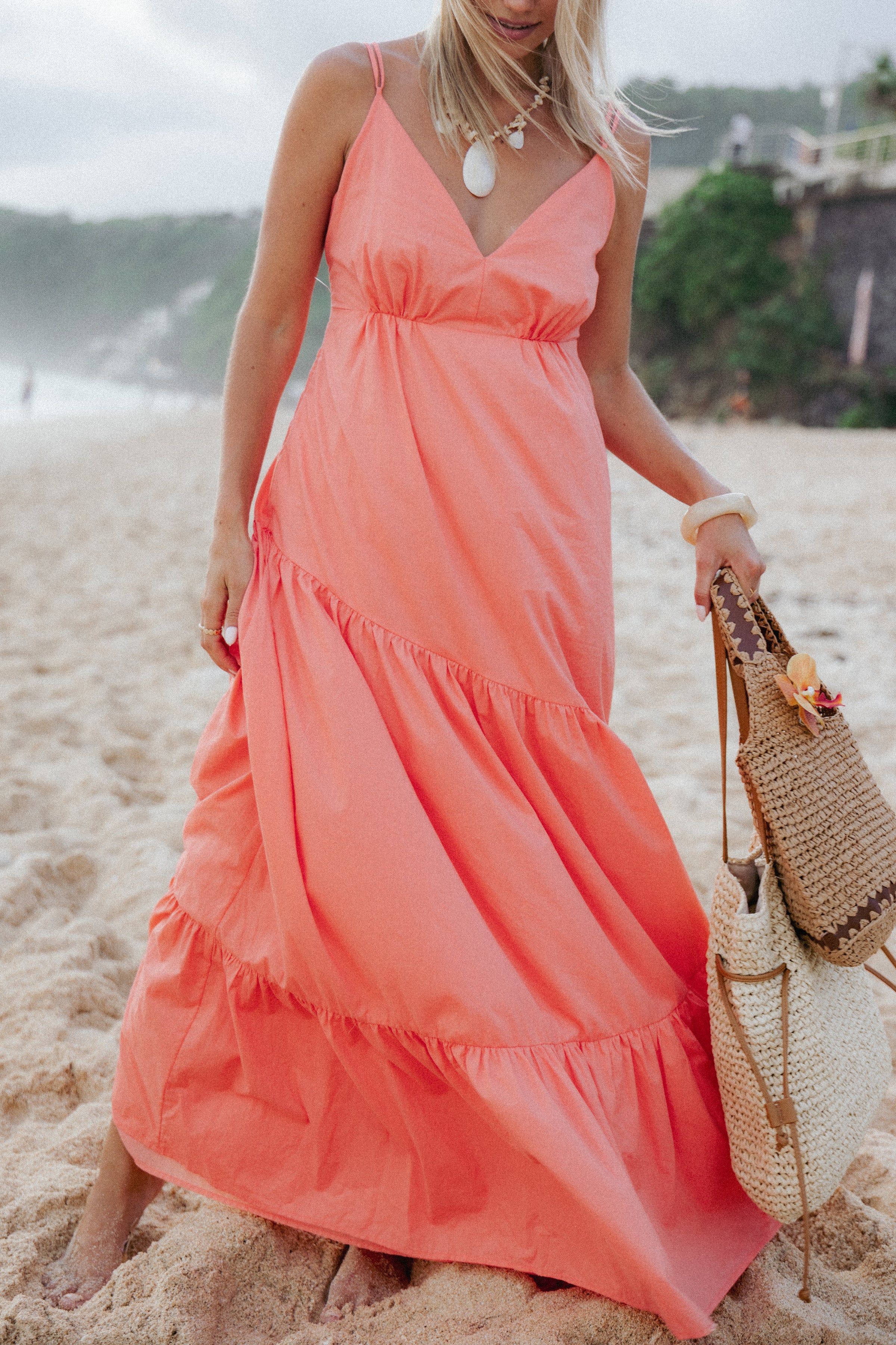 DRESSES Forbes Maxi Dress - Coral