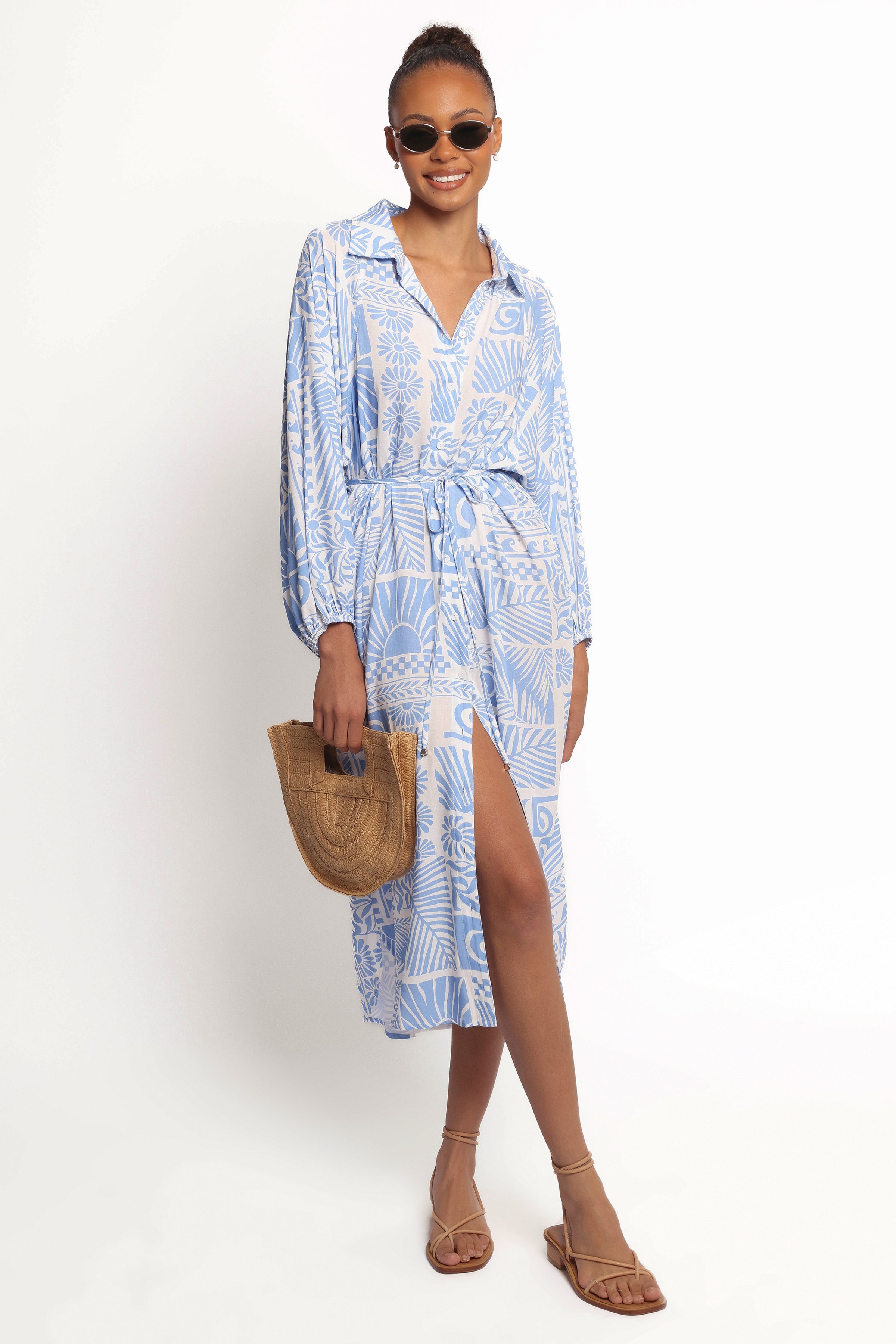 DRESSES Foster Midi Dress - Malia Print