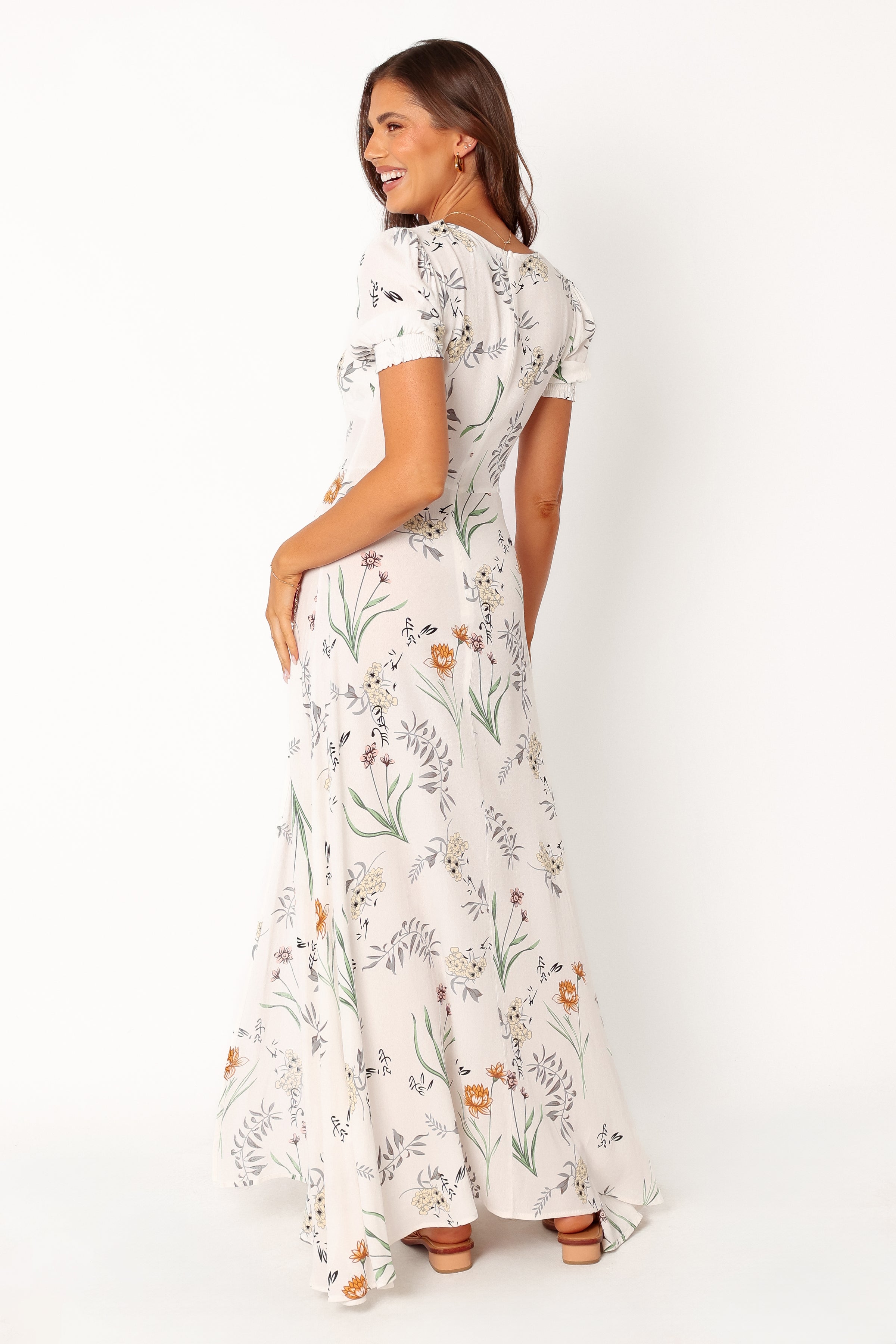 DRESSES Franklin Maxi Dress - White Floral