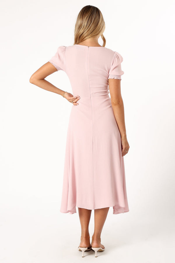 DRESSES @Franklin Midi Dress - Pink