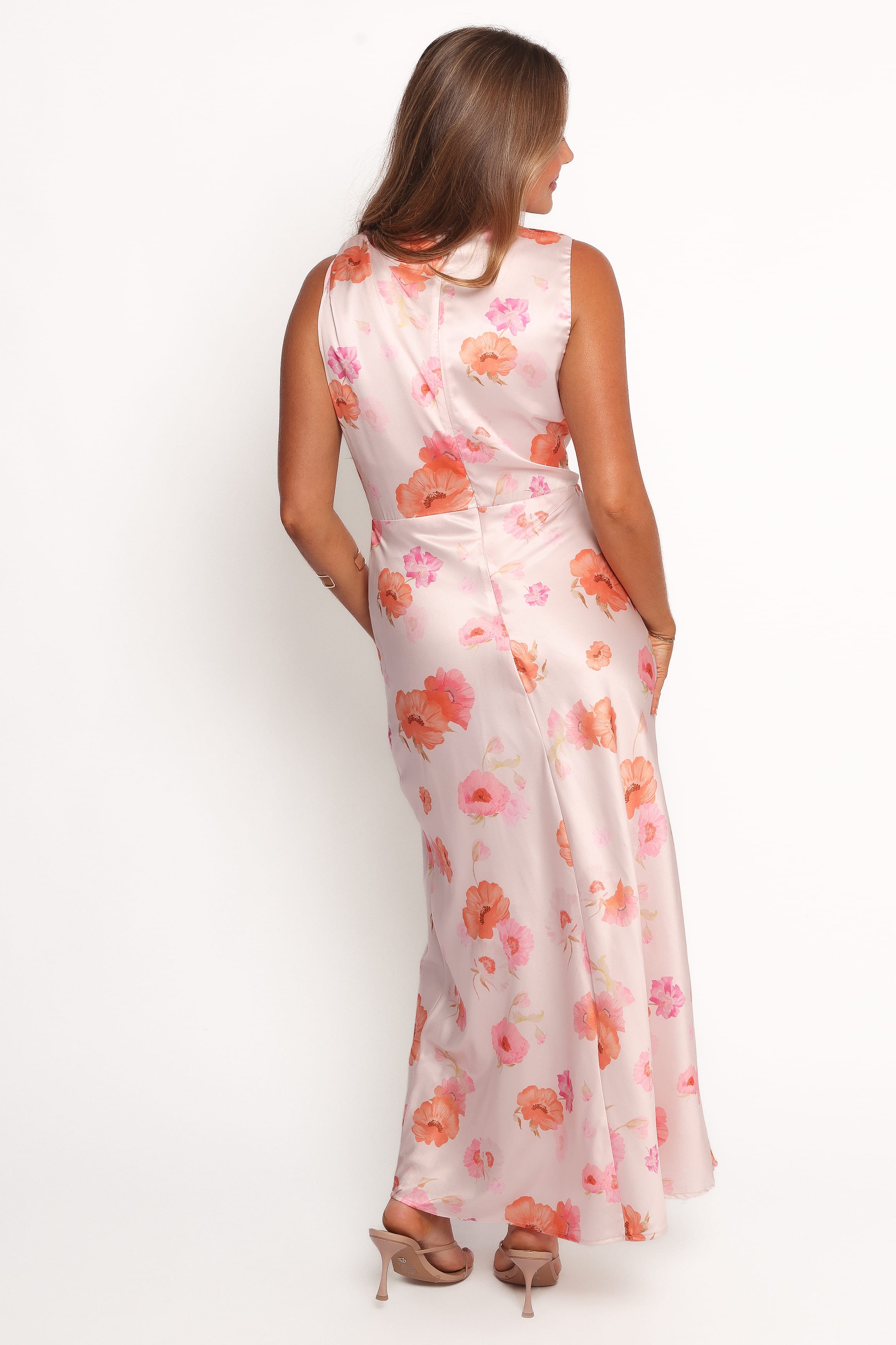 DRESSES Frayla Halter Midi Dress - Pink Floral