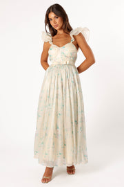 DRESSES @Freesia Maxi Dress - Cream