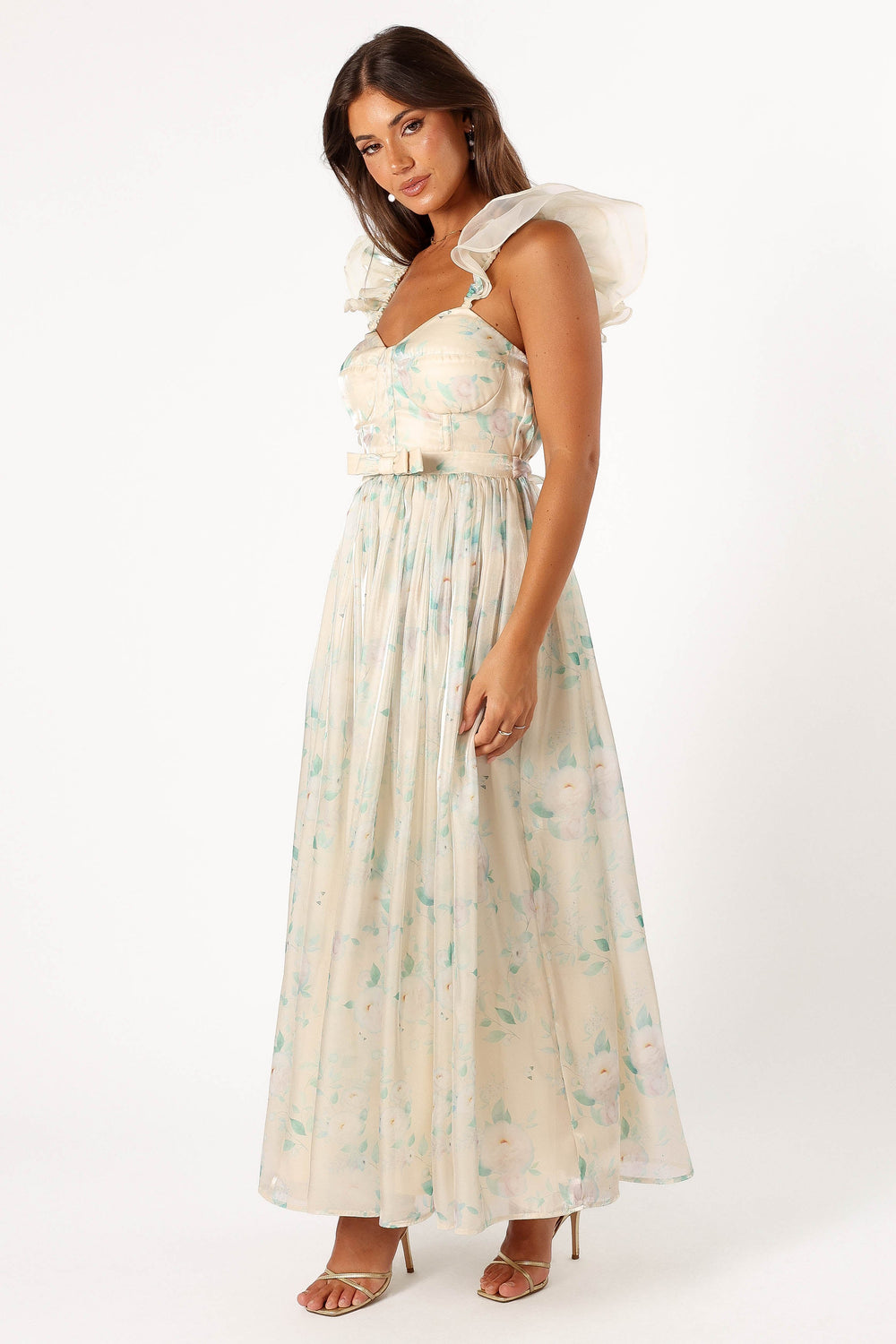 DRESSES @Freesia Maxi Dress - Cream