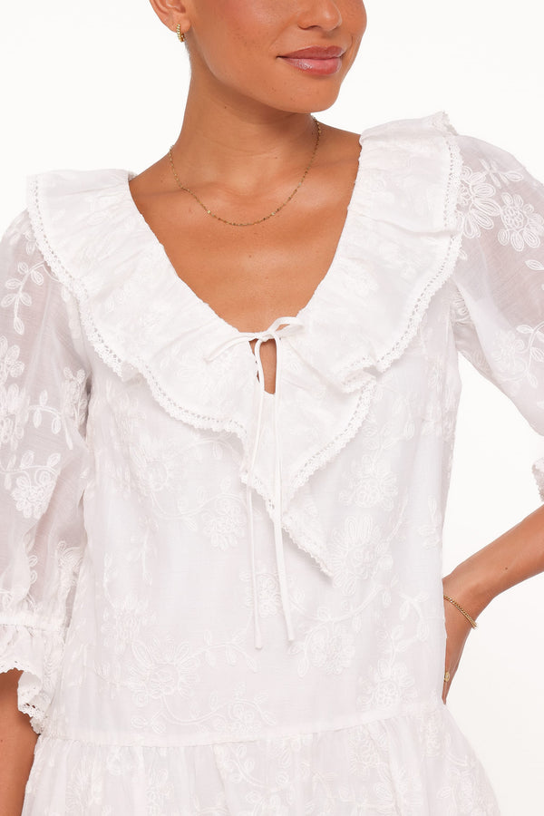 DRESSES Frenchy Mini Dress - White
