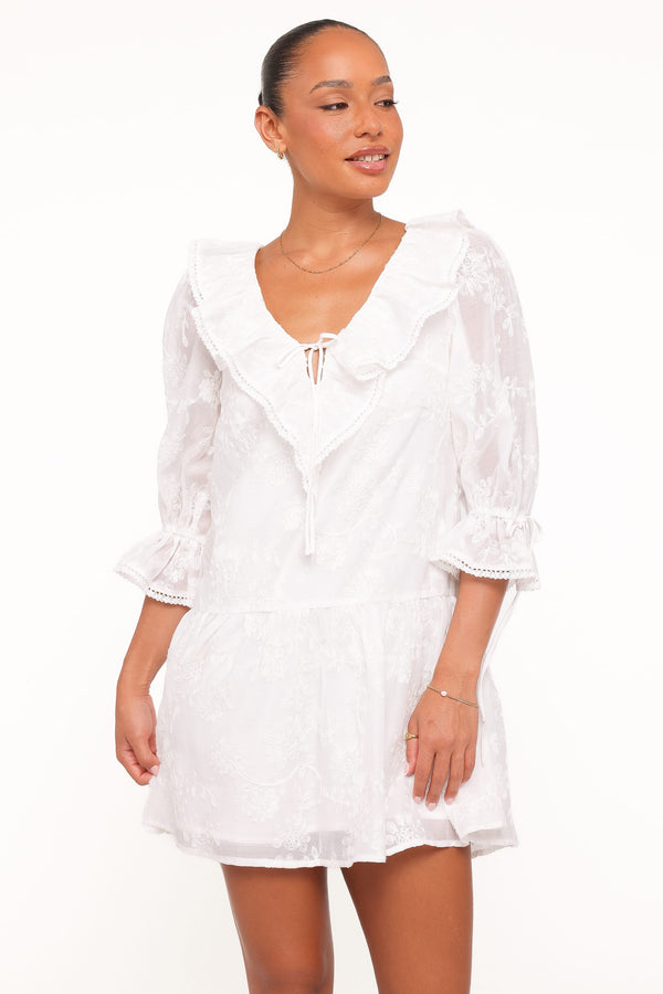DRESSES Frenchy Mini Dress - White