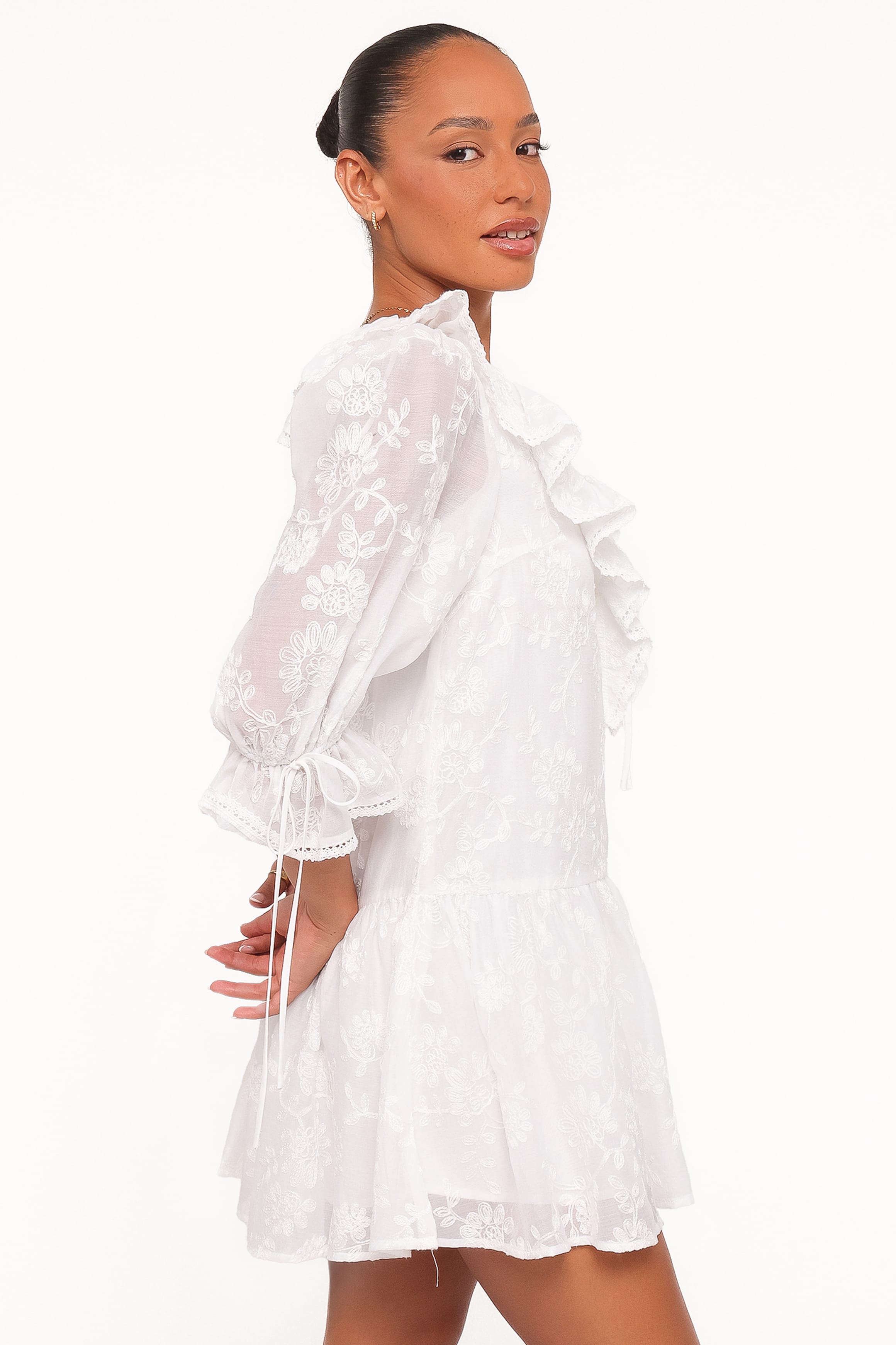 DRESSES Frenchy Mini Dress - White