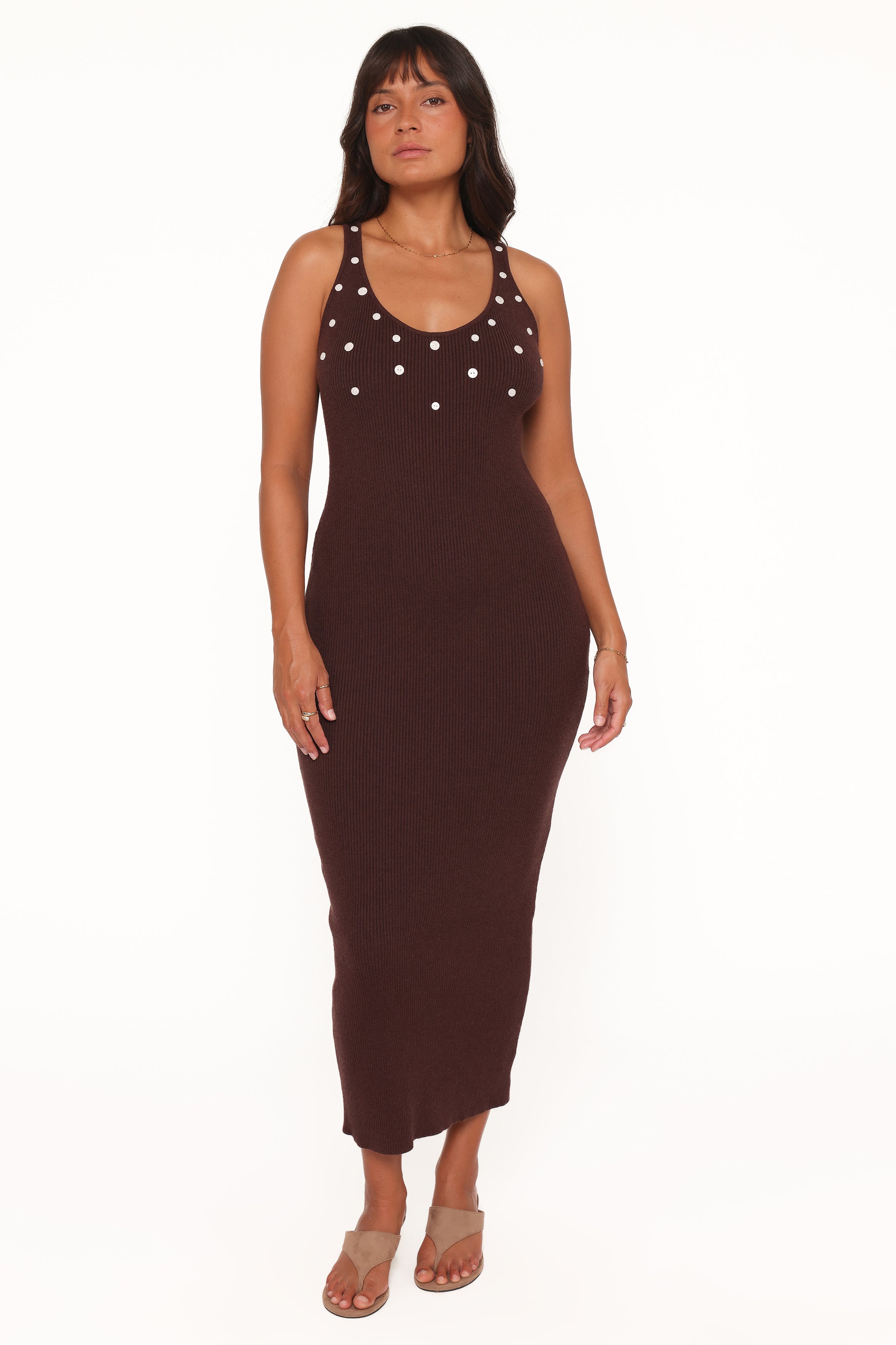 DRESSES Gabby Maxi Dress - Brown