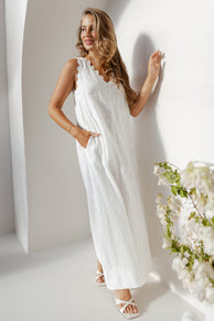 DRESSES Gabriella Maxi Dress - White