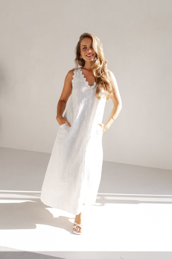 DRESSES Gabriella Maxi Dress - White