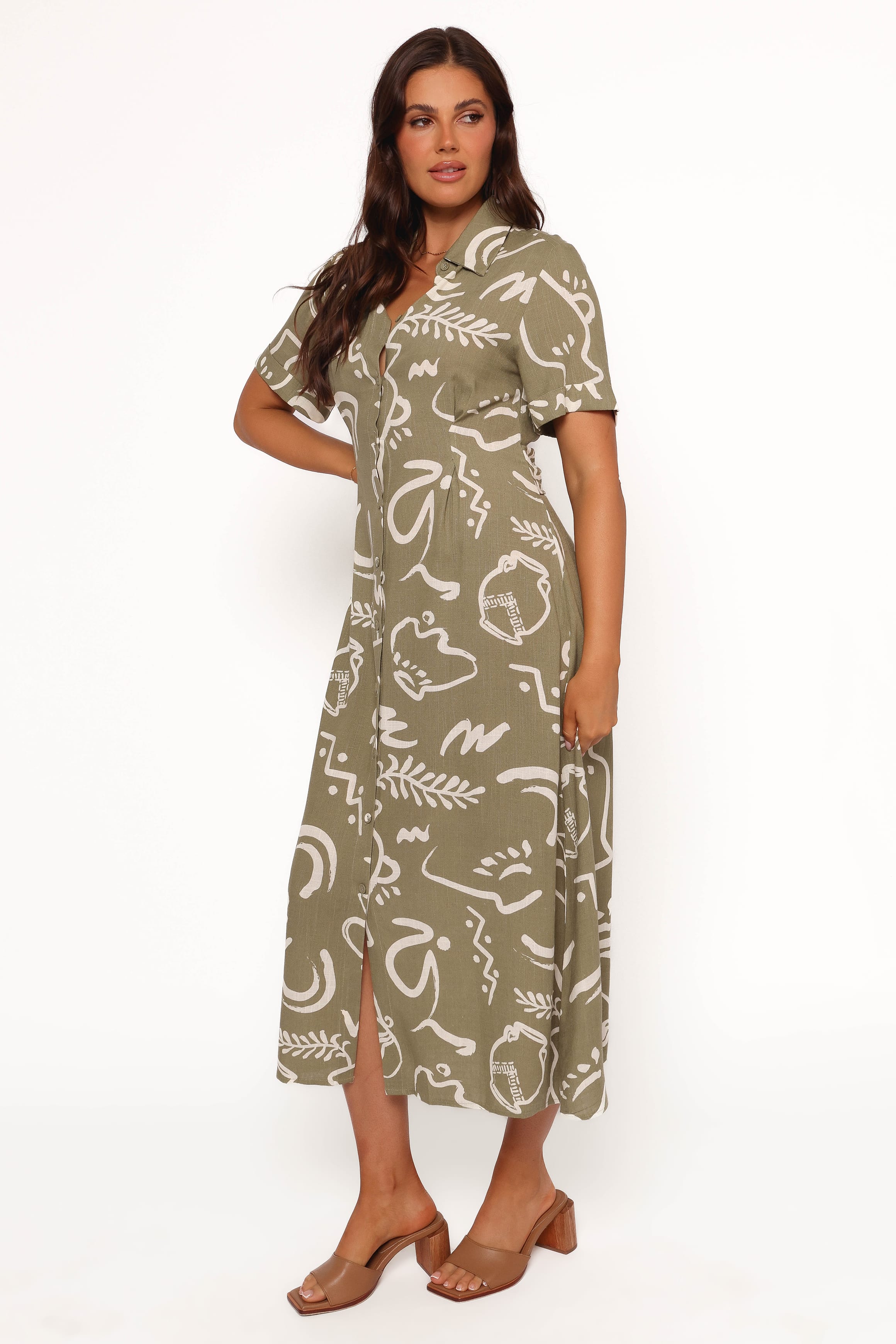 DRESSES Gail Midi Dress - Sage
