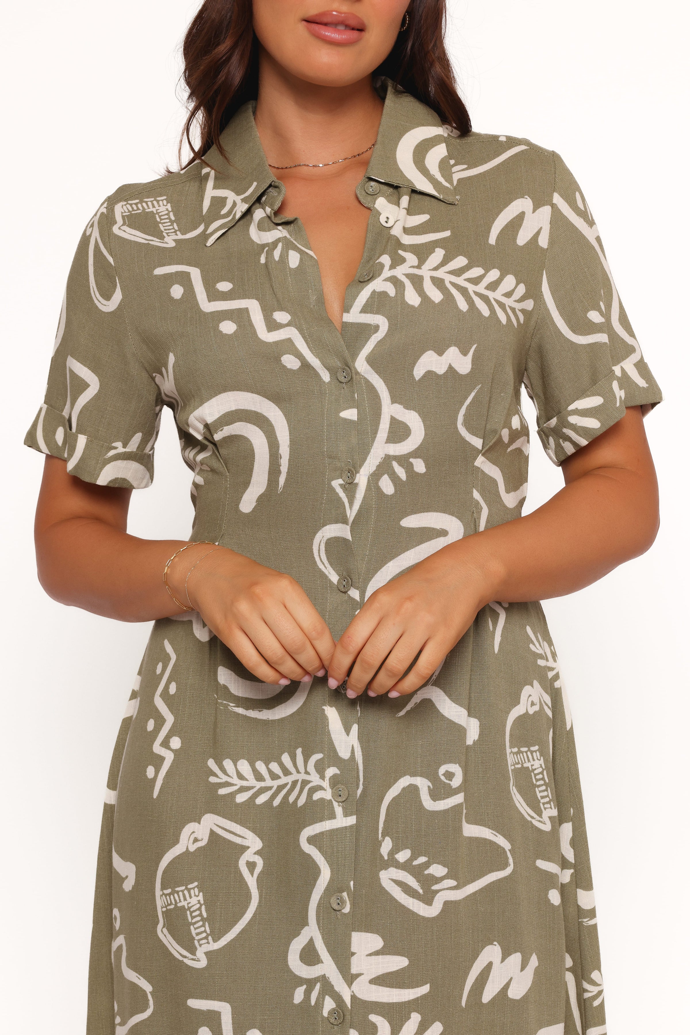 DRESSES Gail Midi Dress - Sage