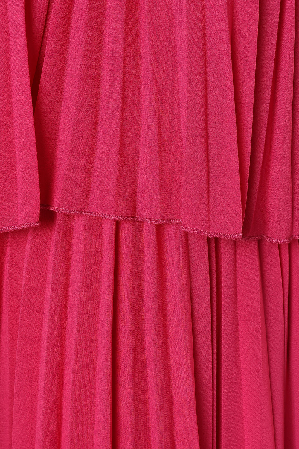 Gia Pleated Halterneck Mini Dress - Hot Pink - Petal & Pup