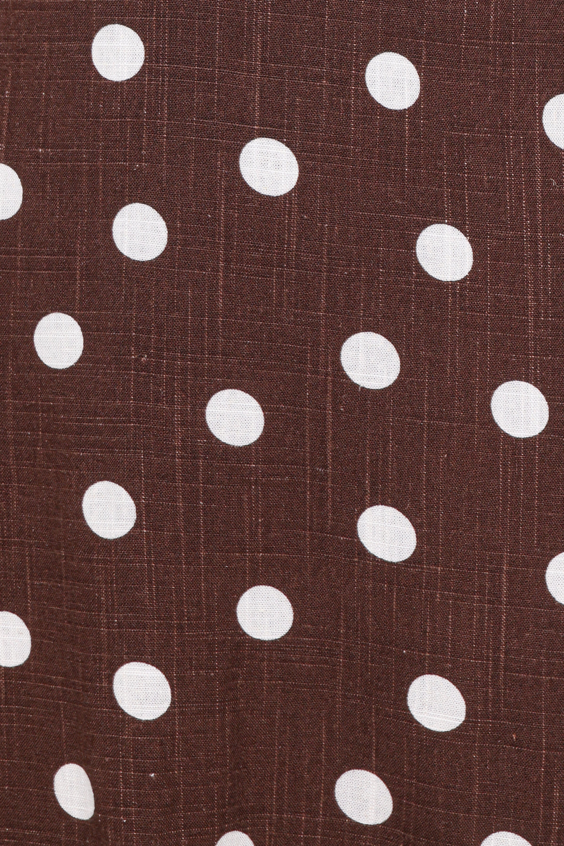 DRESSES Giada Mini Dress - Brown Polka Dot