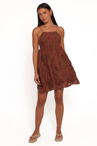 DRESSES Giana Mini Dress - Brown