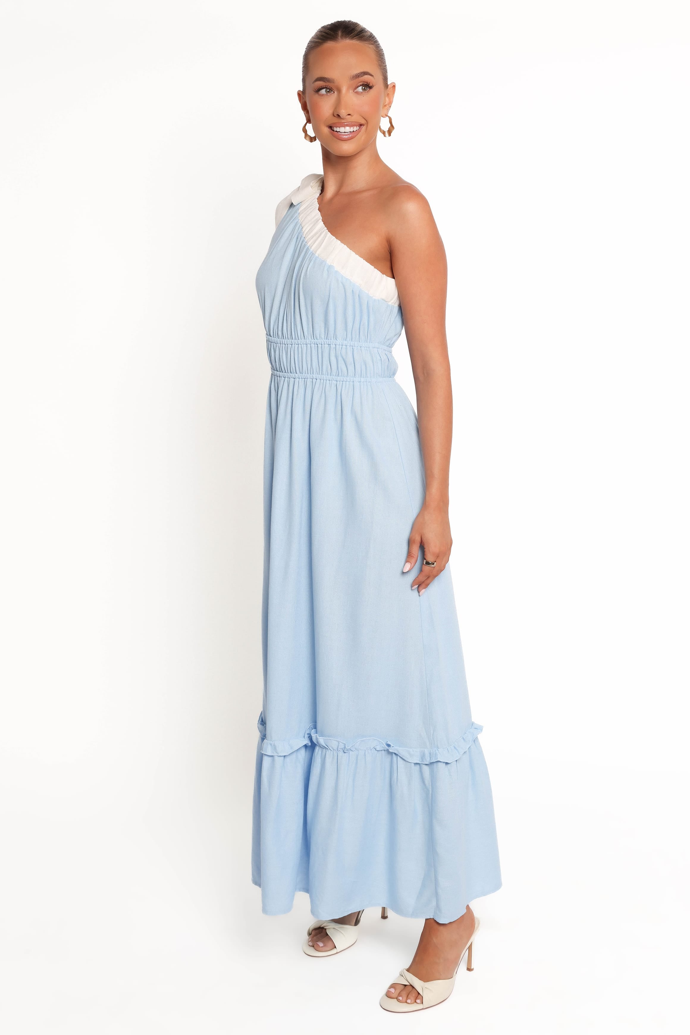 DRESSES Gilda Maxi Dress - Blue/White