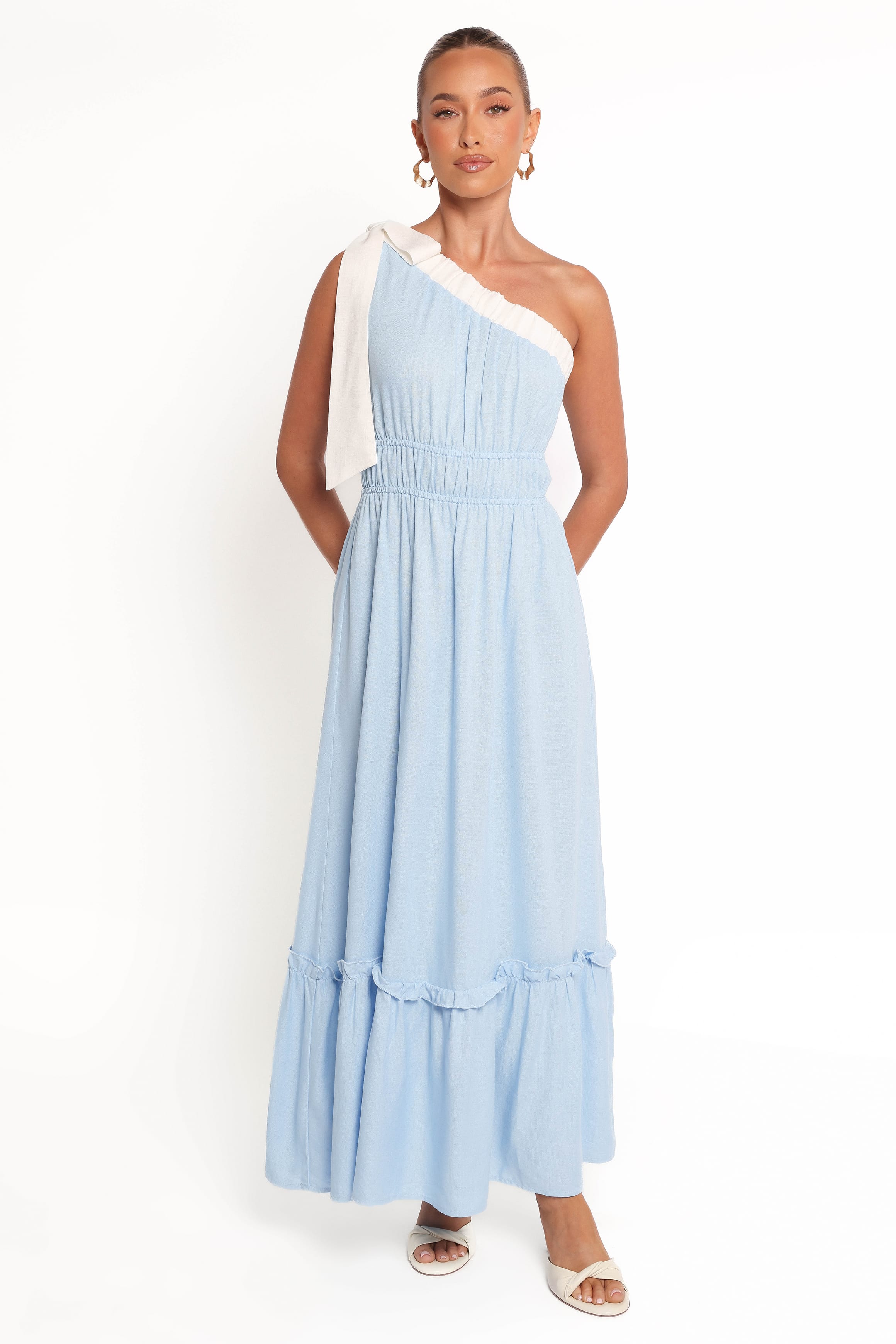 DRESSES Gilda Maxi Dress - Blue/White