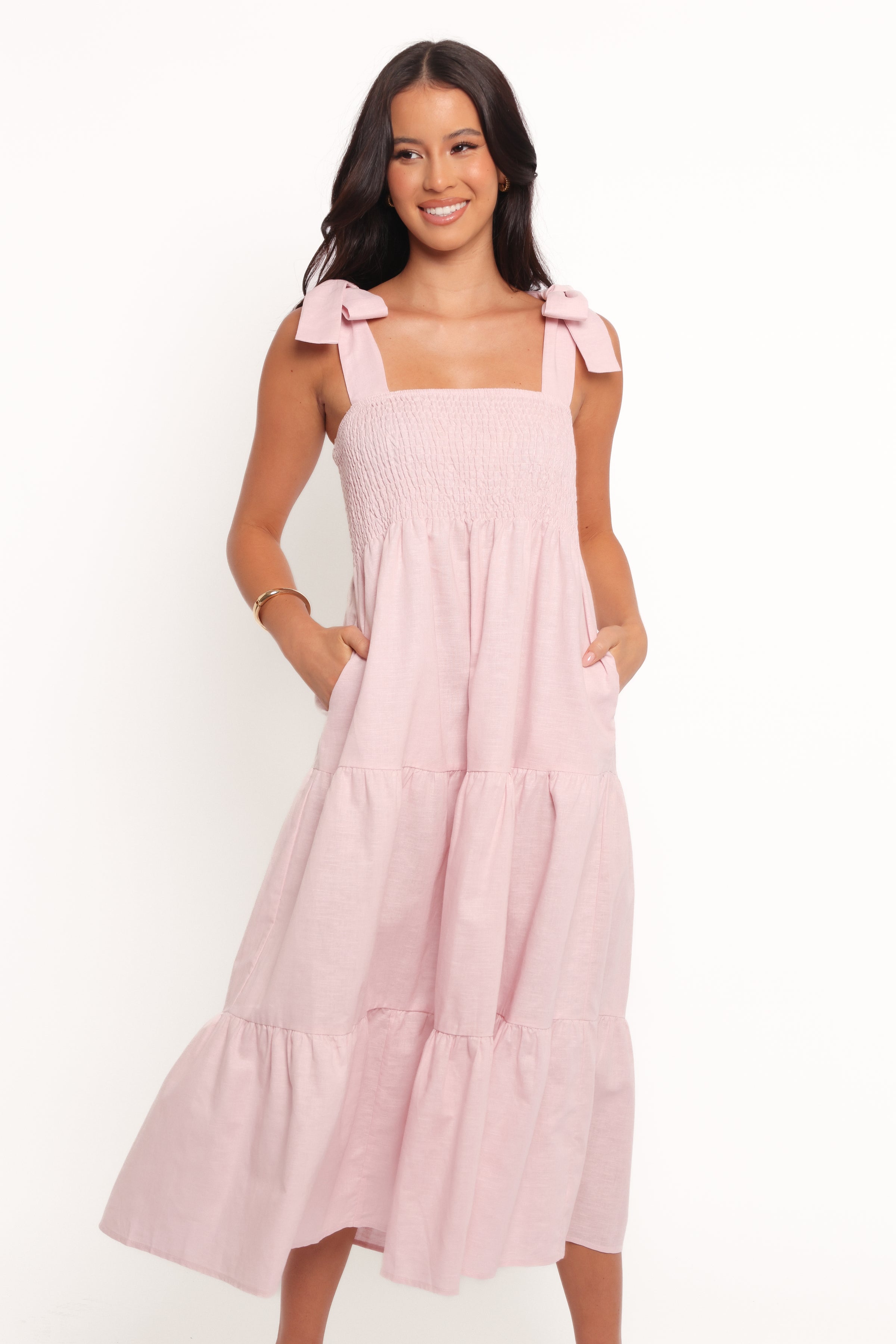 DRESSES Giorgi Midi Dress - Pink