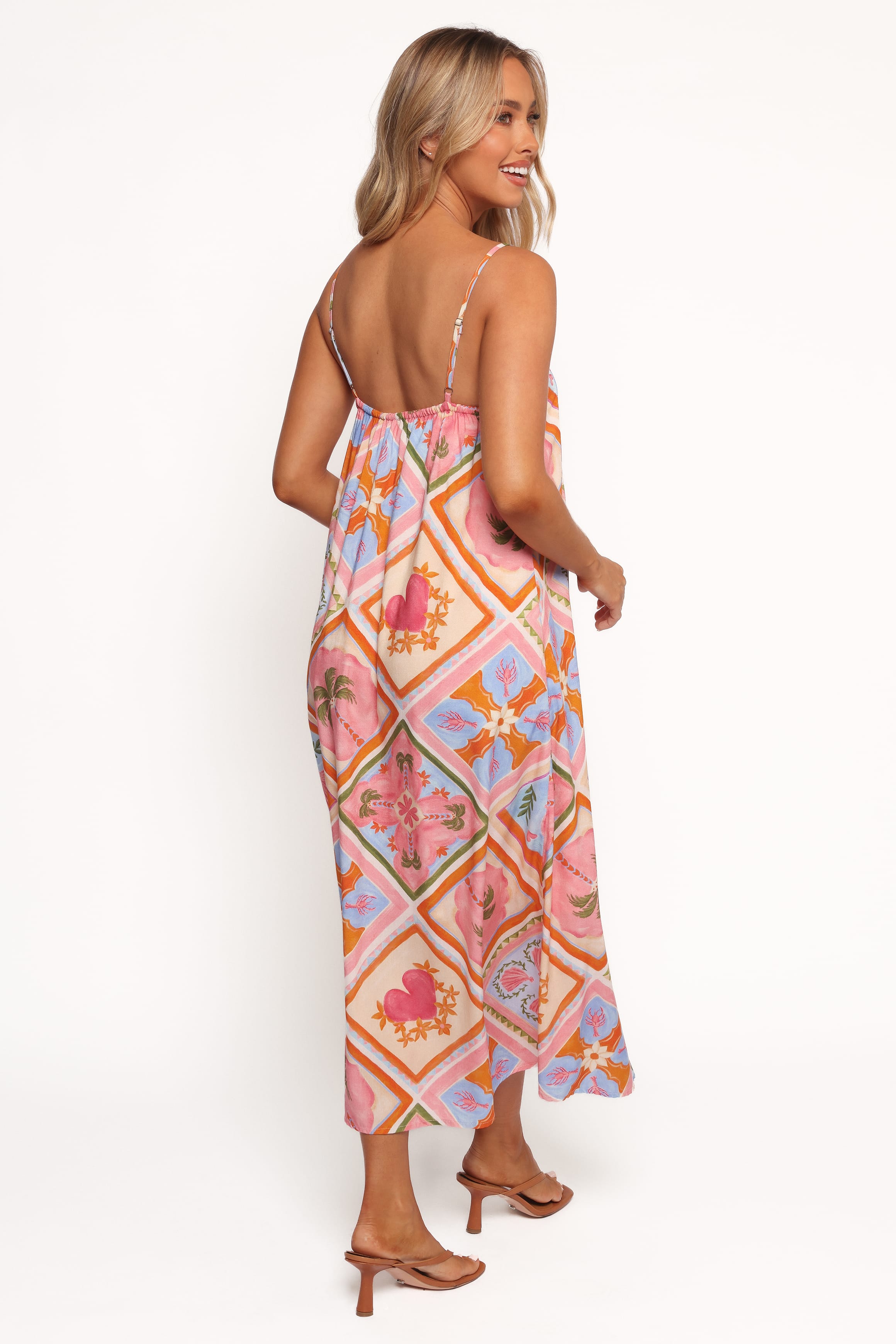 DRESSES Gisela Midi Dress - Multi Tile