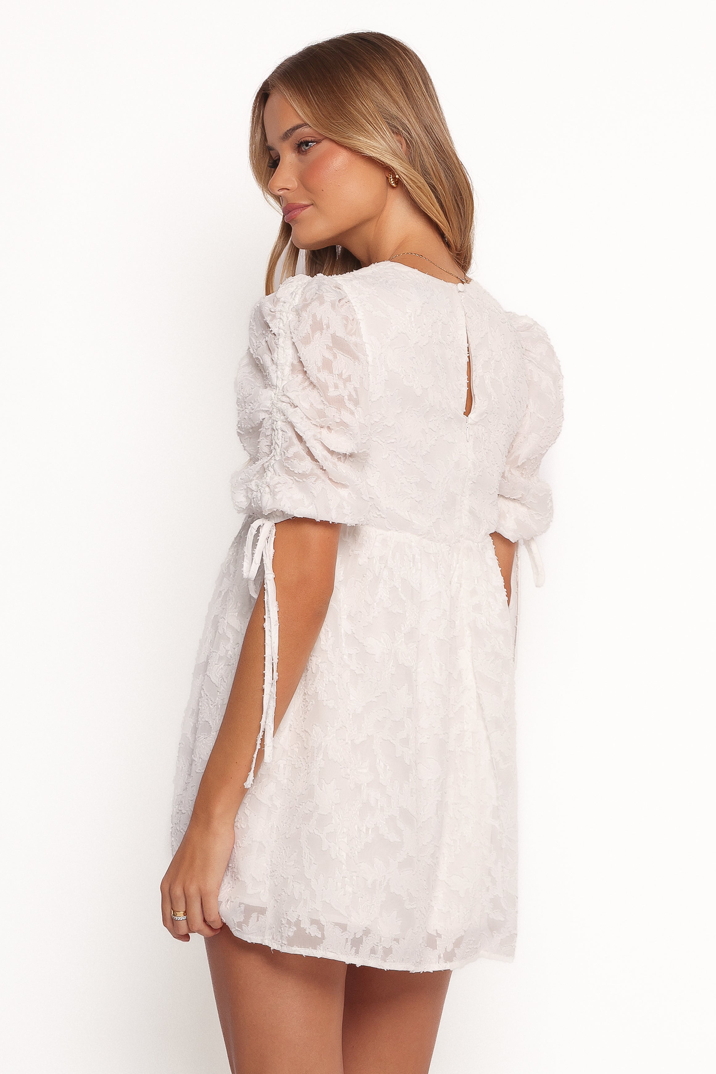 DRESSES Giselle Mini Dress - White Floral