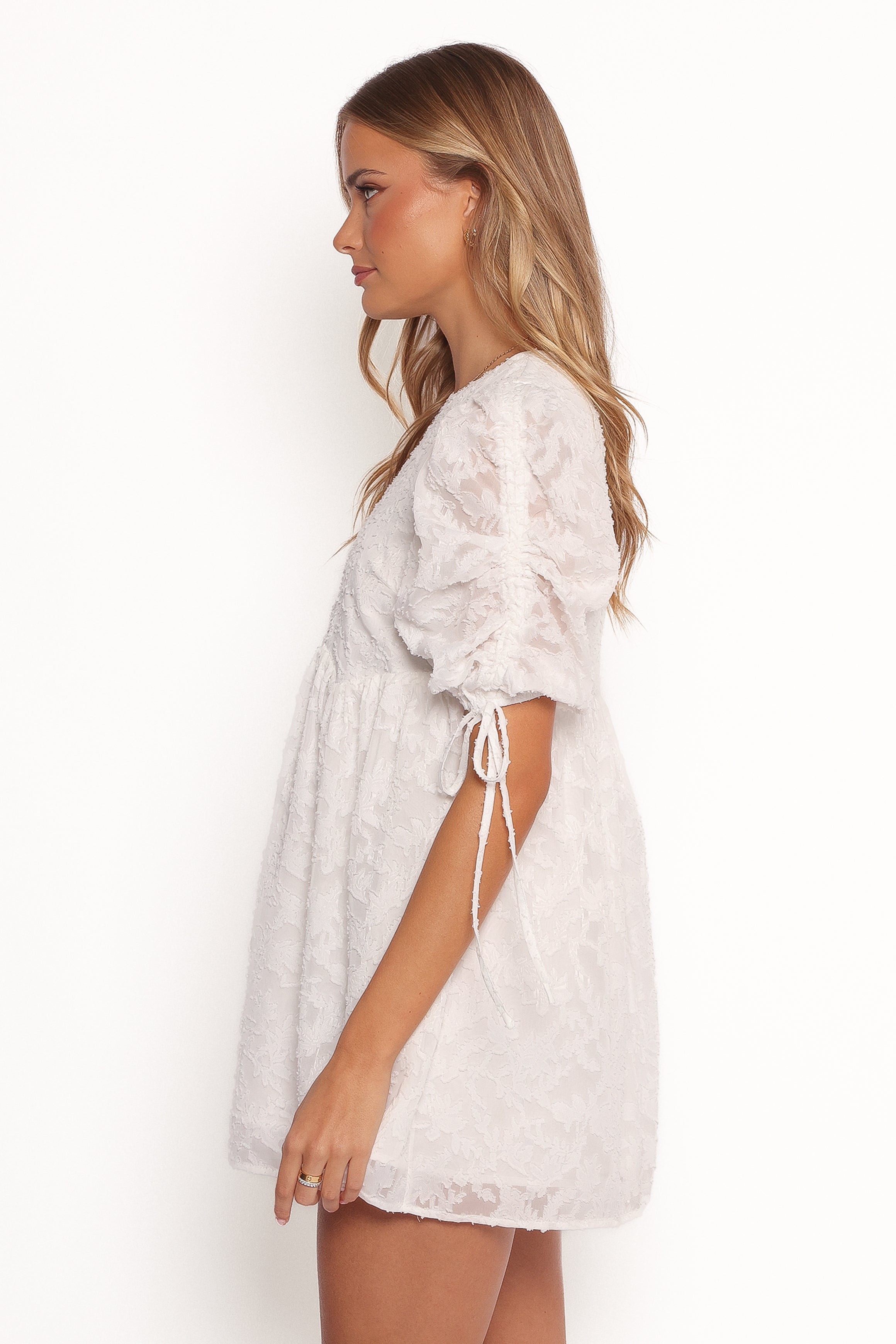 DRESSES Giselle Mini Dress - White Floral