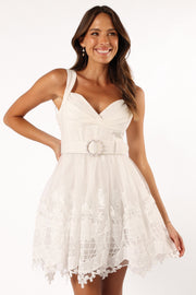 DRESSES @Glebe Mini Dress - White