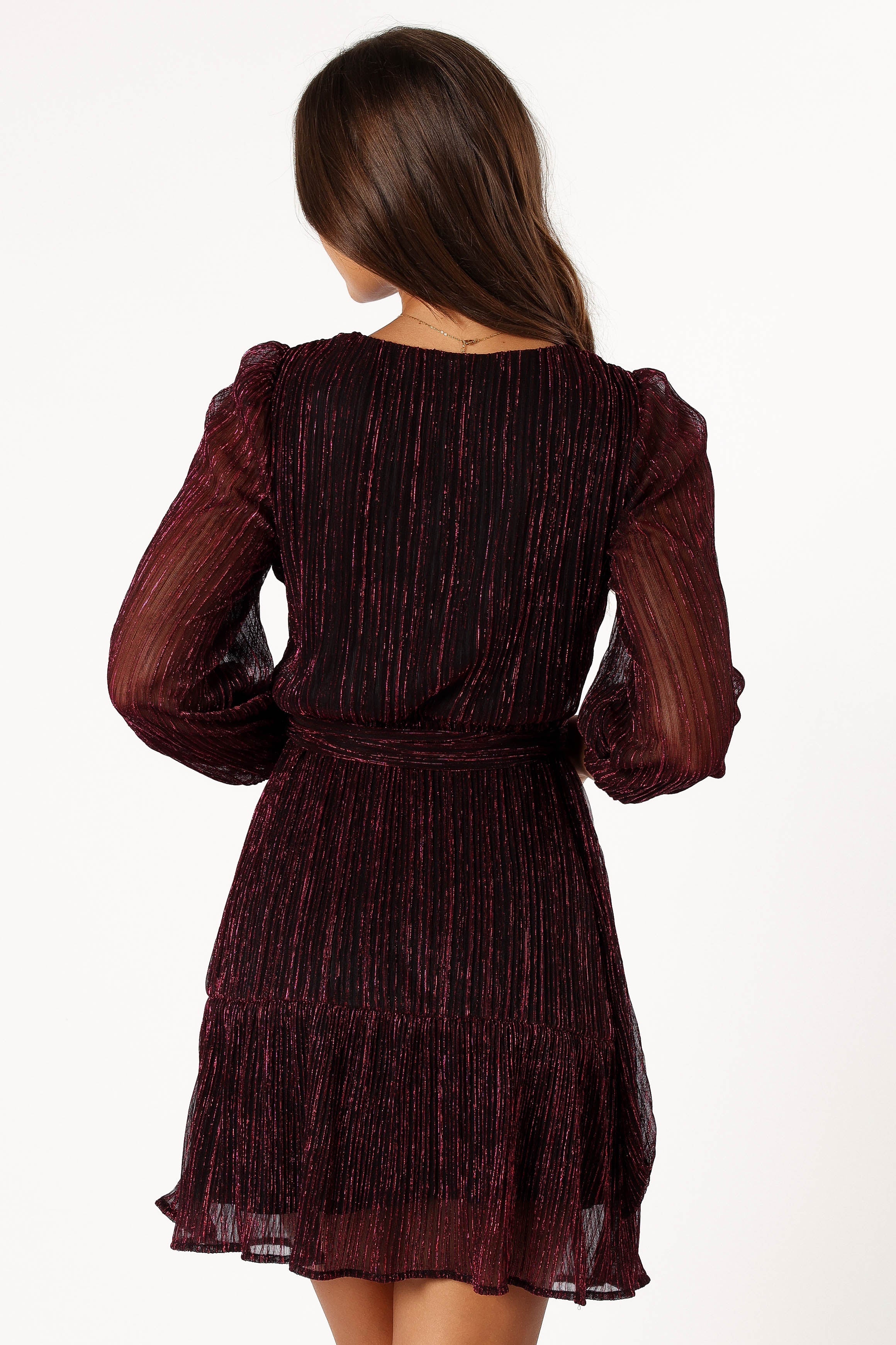 DRESSES @Glimmer Long Sleeve Mini Dress - Pink (hold for V Day)