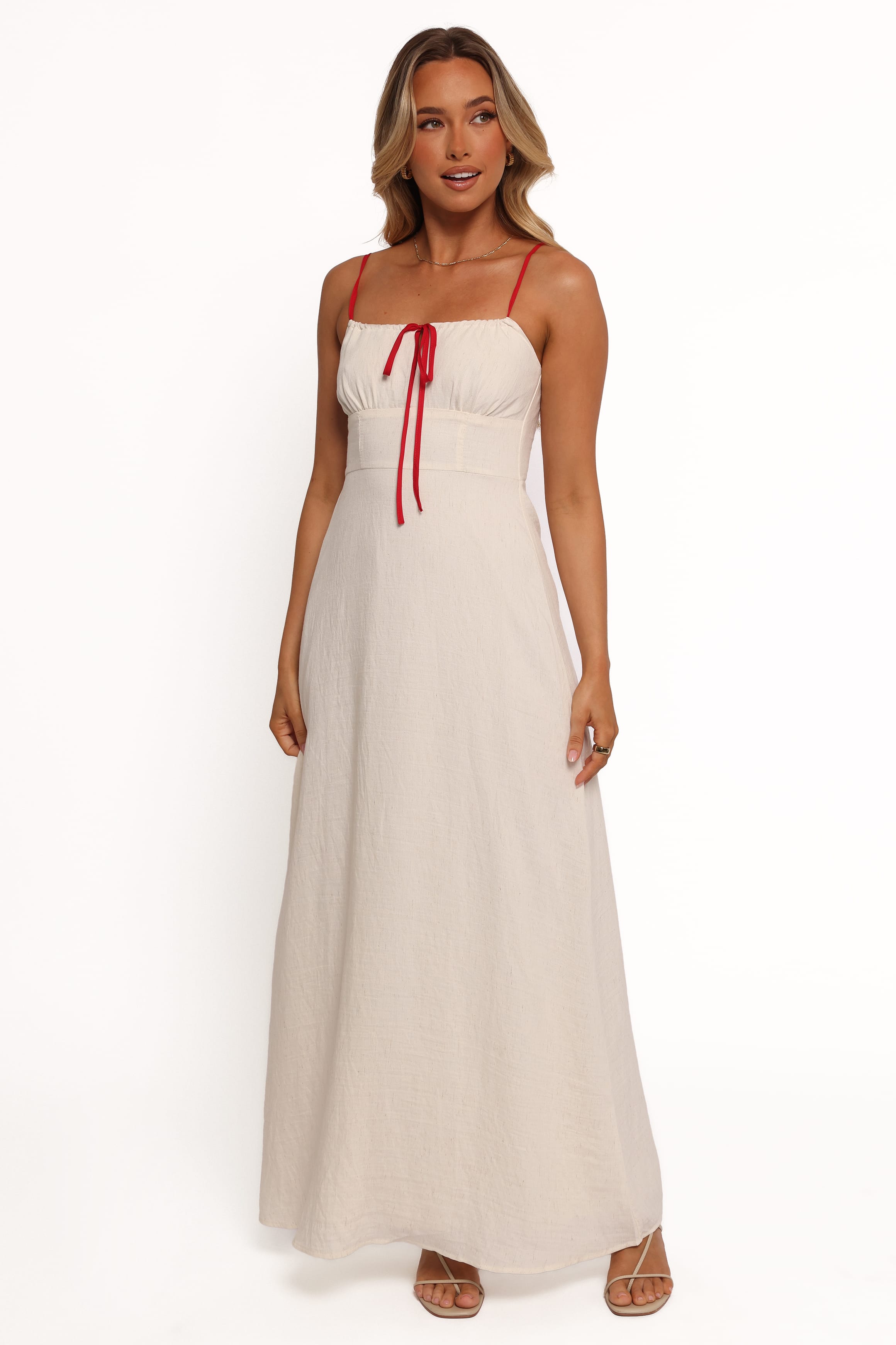 DRESSES Gracie Midi Dress - Oatmeal