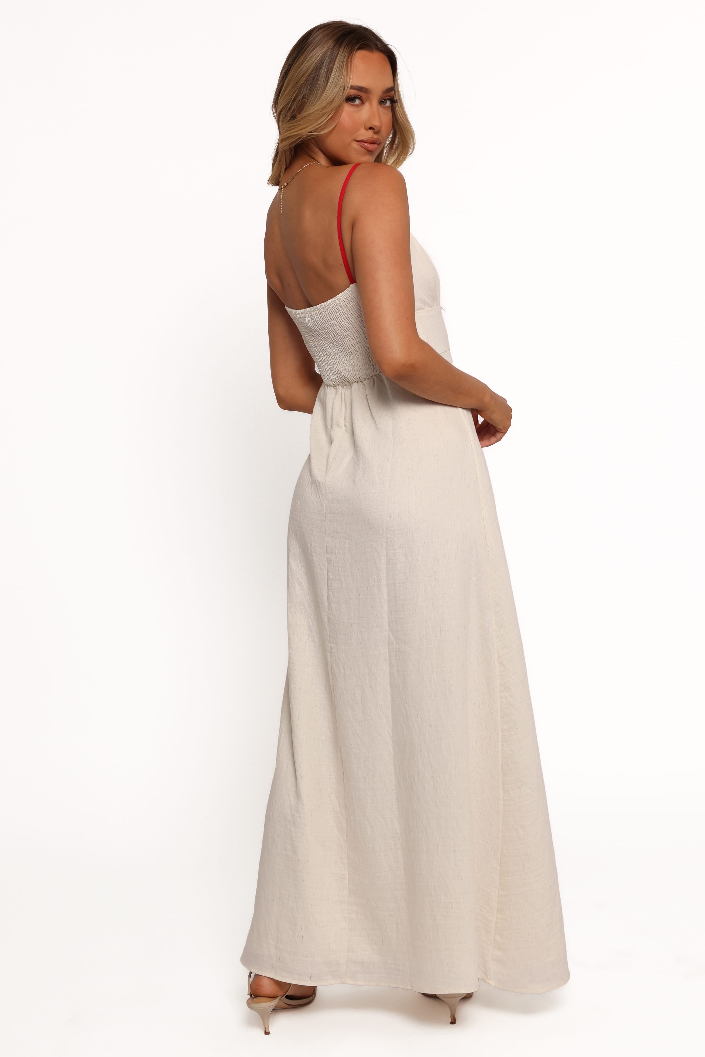 DRESSES Gracie Midi Dress - Oatmeal
