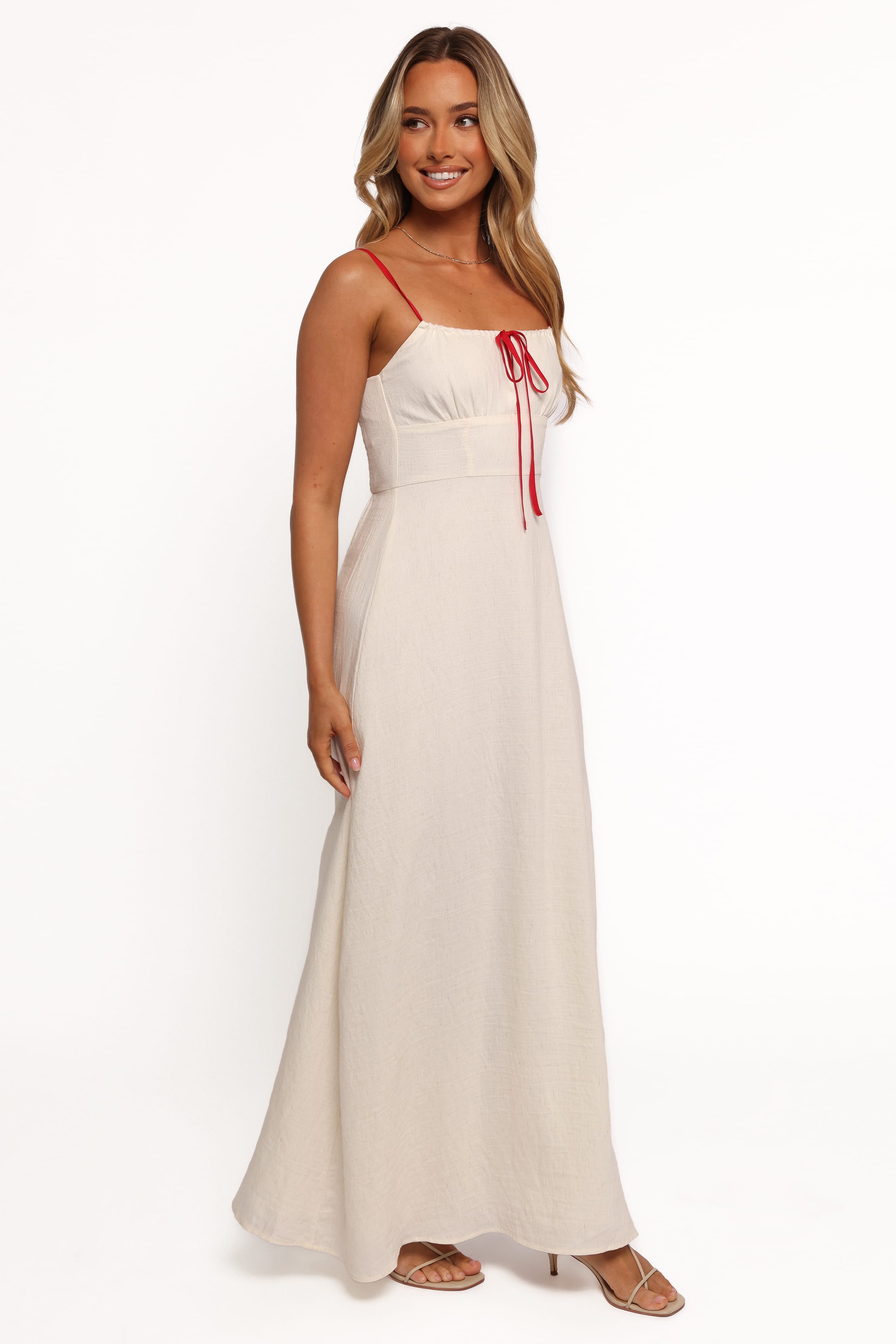 DRESSES Gracie Midi Dress - Oatmeal