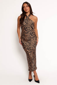 DRESSES Grasie Midi Dress - Leopard