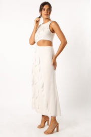DRESSES @Grea Midi Dress - White