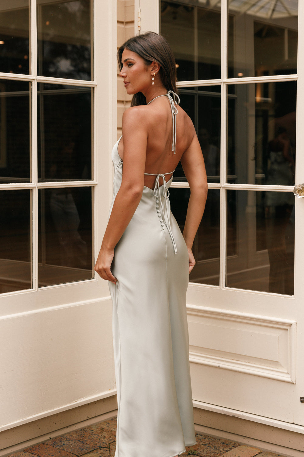 DRESSES Hadley Halterneck Maxi Dress - Sage
